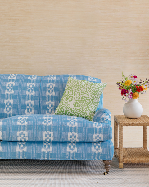 Aurora Roll Arm Tight Back Sofa in Sister Parish Mahalo – Society