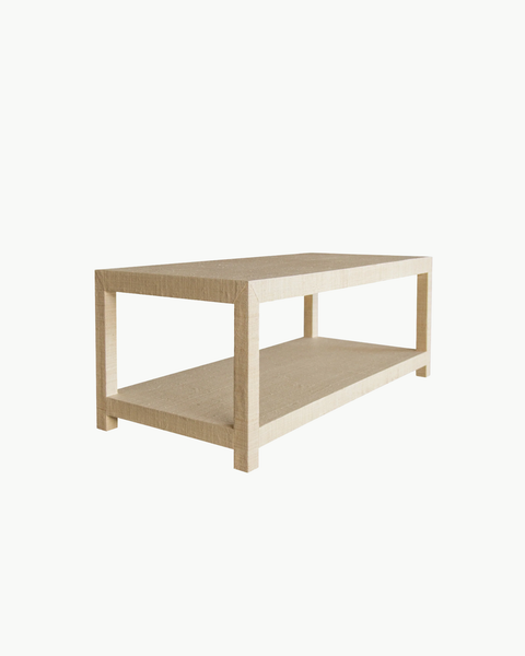 Newport Grasscloth Coffee Table – Society Social