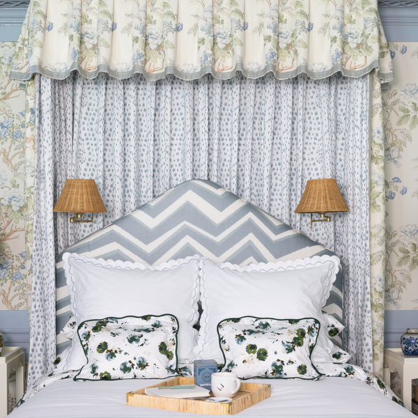 洋書　FRENCH TEXTILES Steel Blue Argyle Nitrile Bump Zip Sided Boot | Hip Pocket