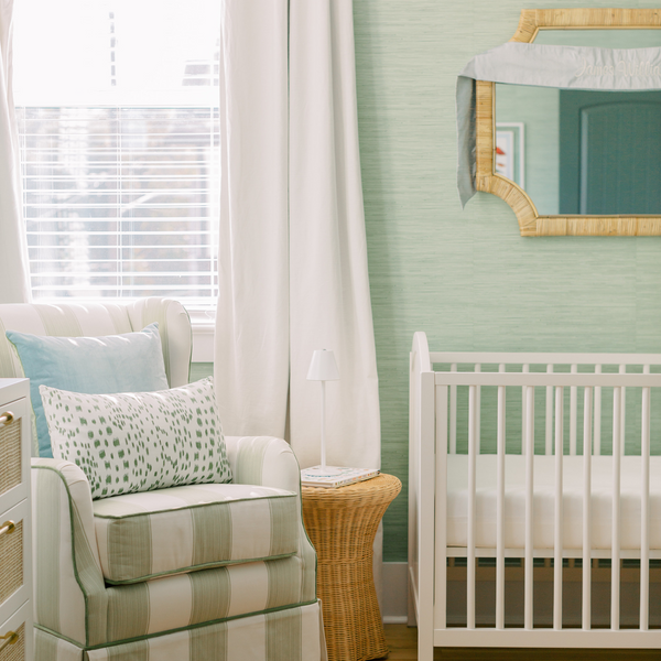 Sage Green Faux Grasscloth Peel and Stick Wallpaper – Society Social
