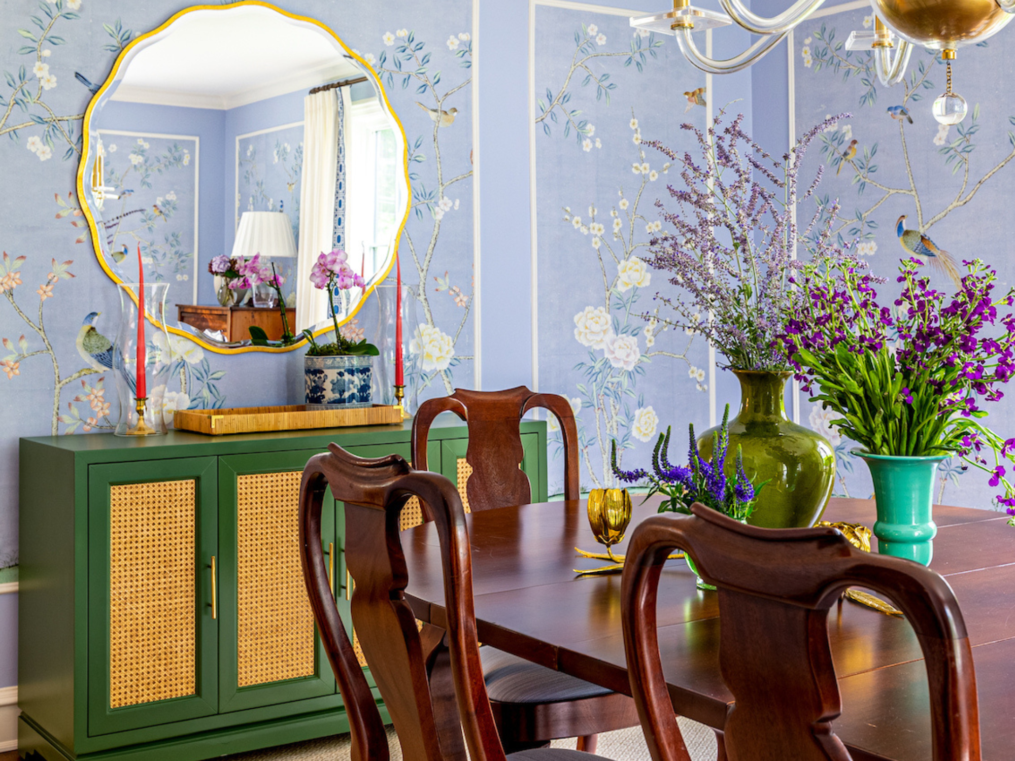 A Dressed Up Dining Room With Kate Smith Interiors
