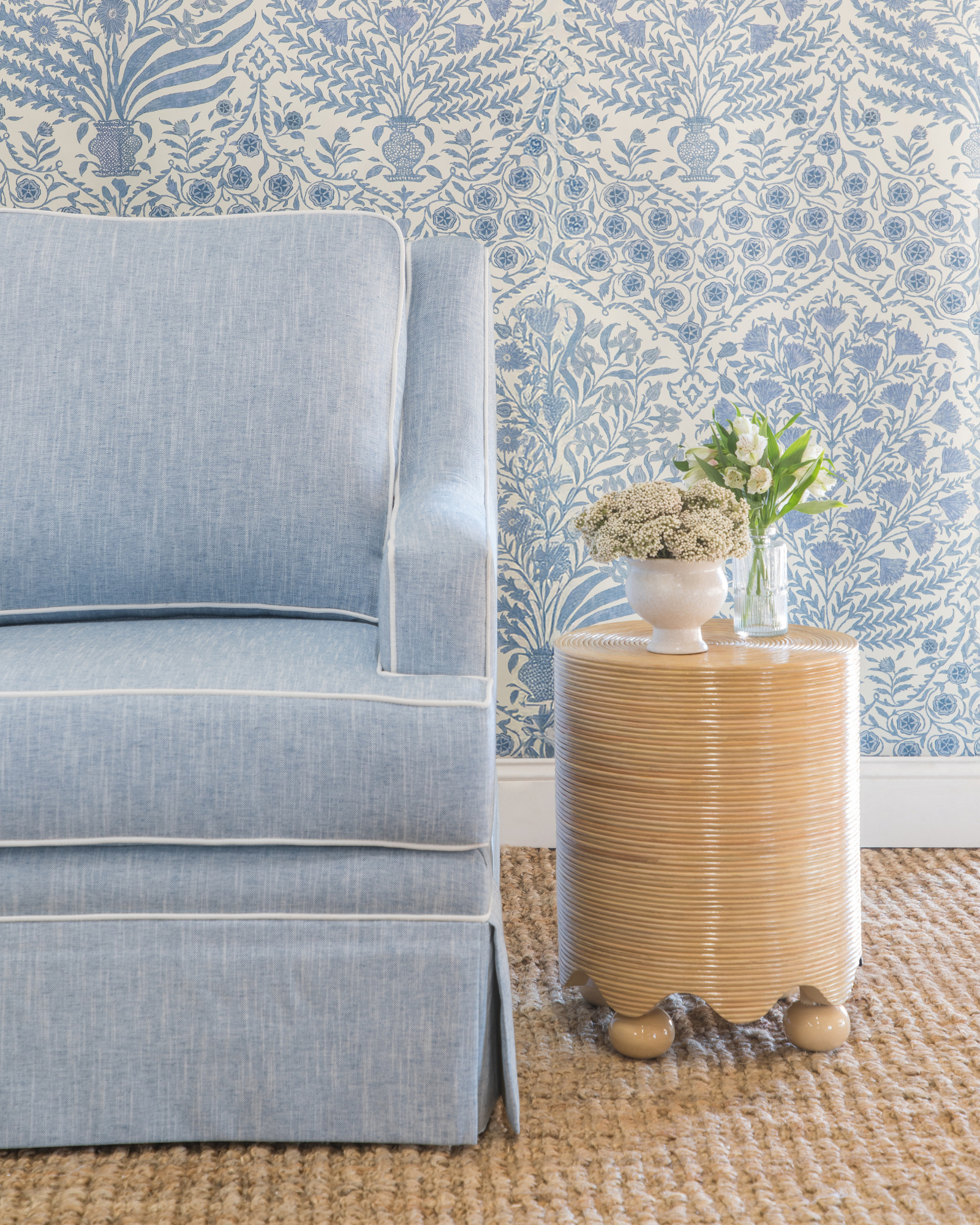 Lido Pencil Rattan Accent Table