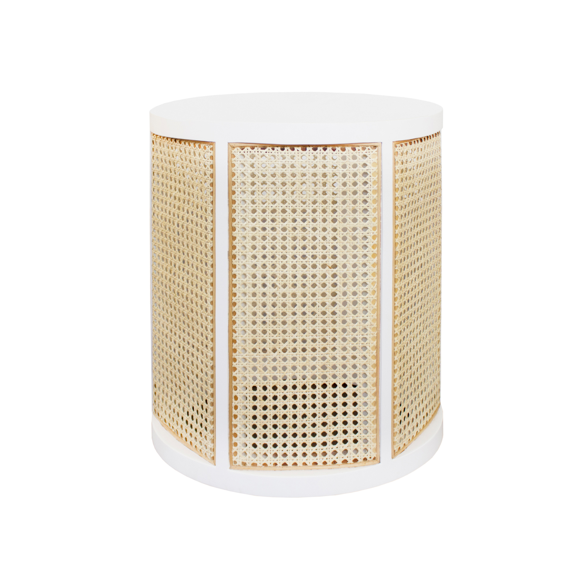 Catalina Cane Side Table