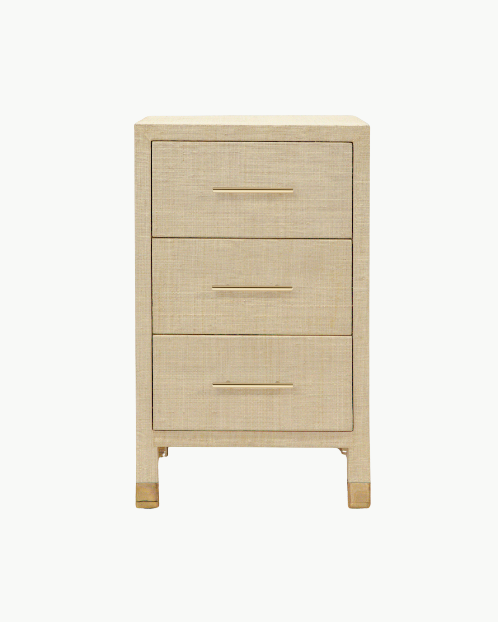 Carmen Grasscloth Nightstand - Petite