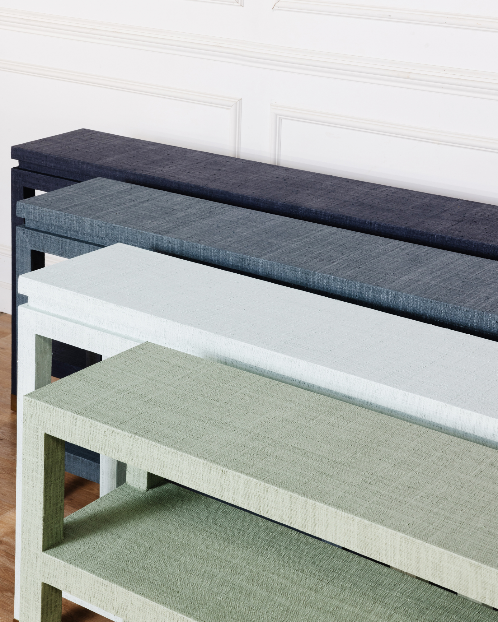 Ming Grasscloth Console
