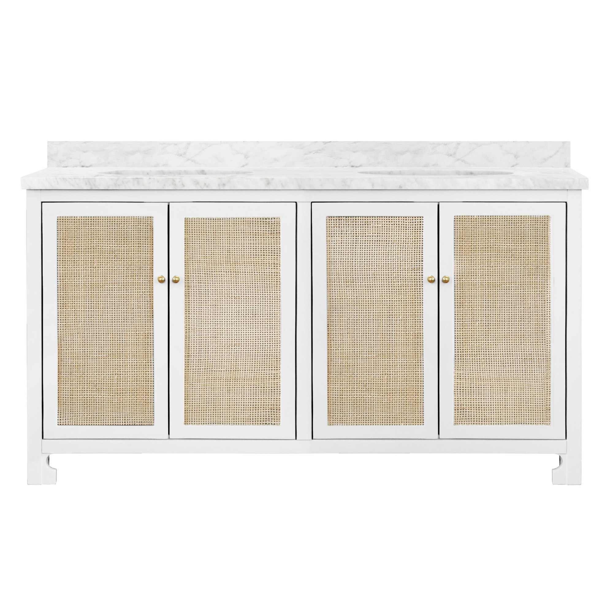 Ramsey Cane Vanity - 60"