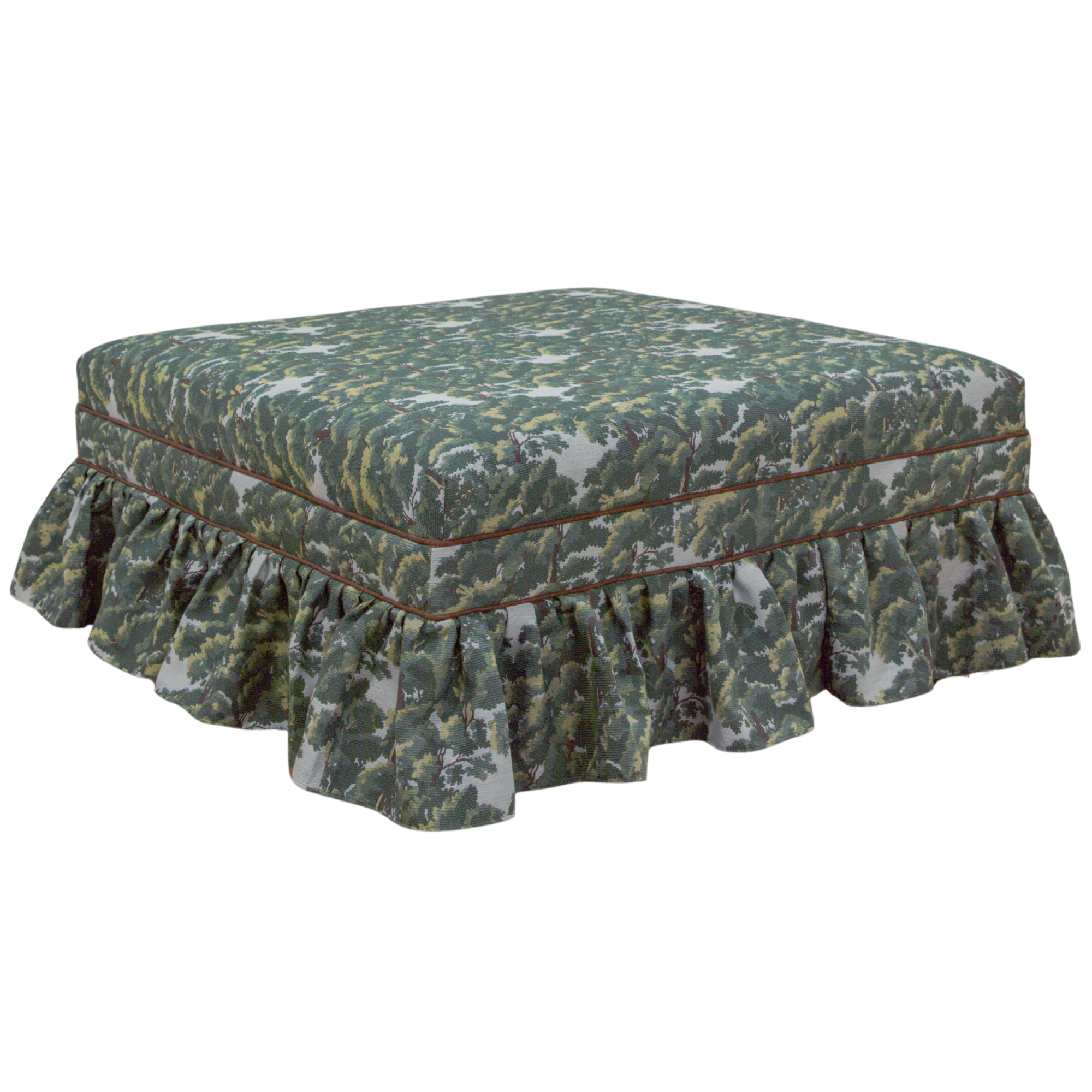 Nancy Ruffle Ottoman