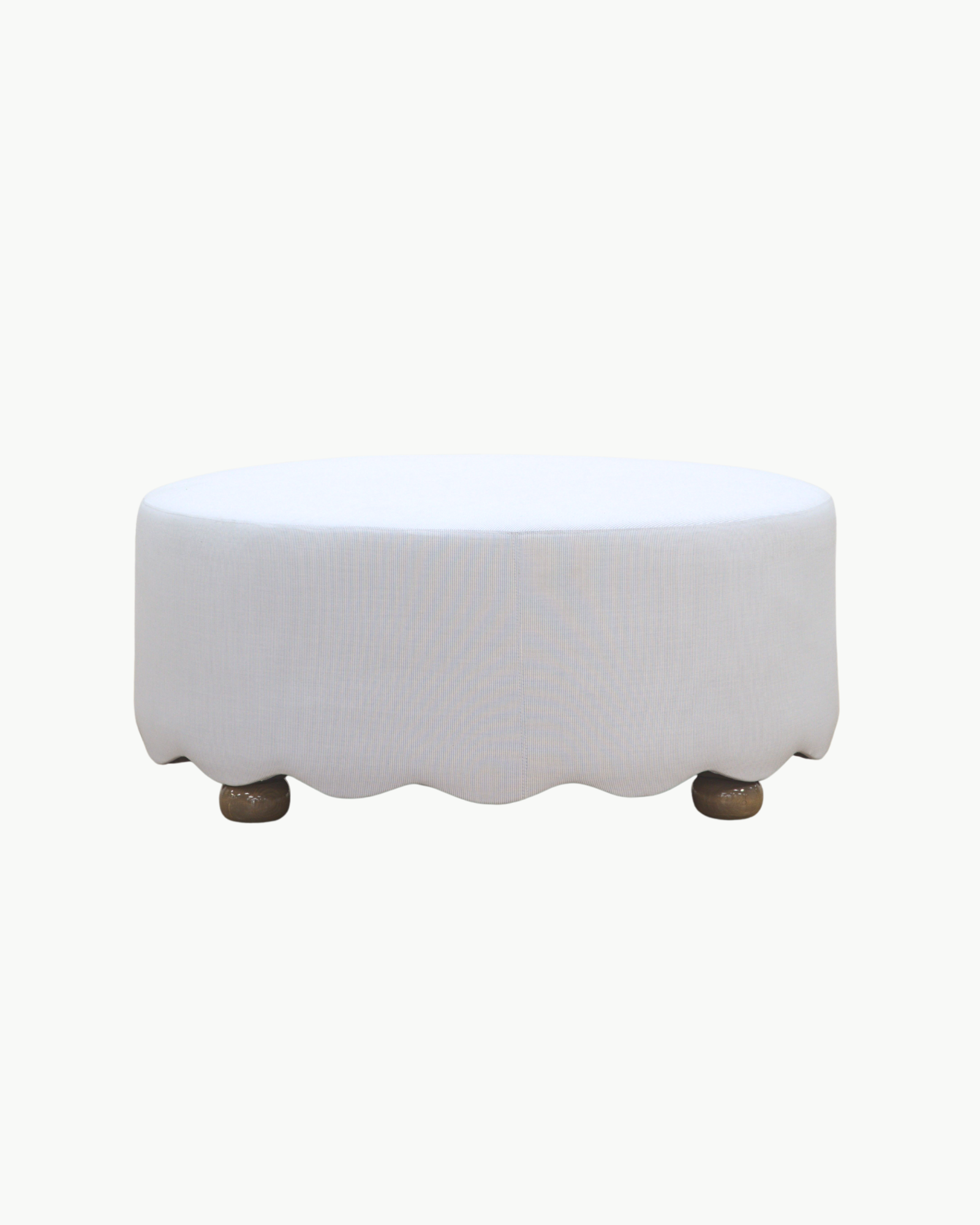 Gigi Wavy Ottoman - Round