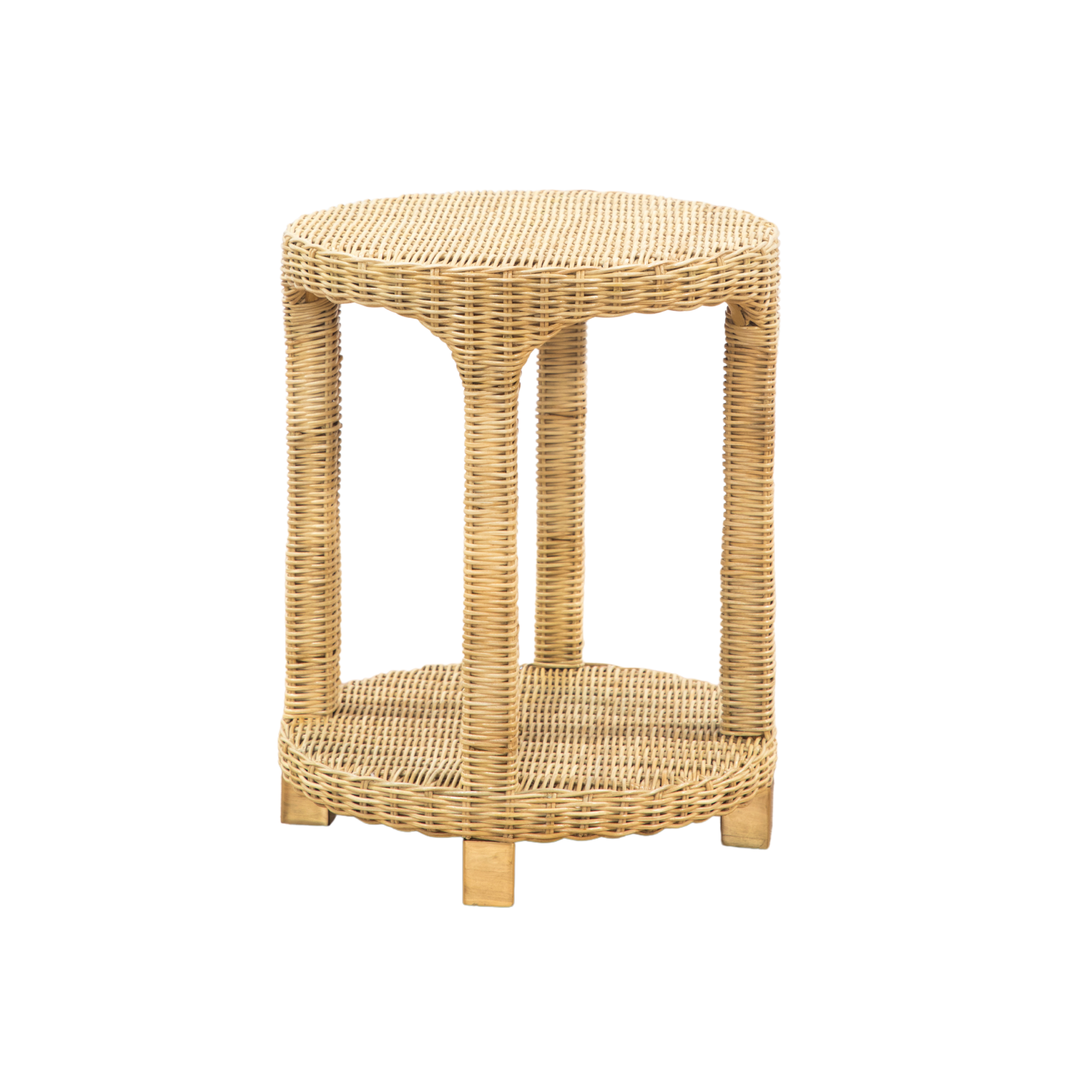 Arles Wicker Accent Table - Small