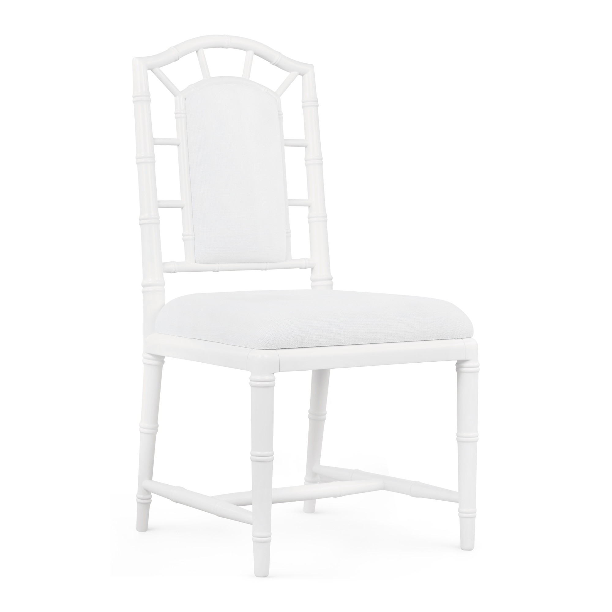 Delia White Side Chair