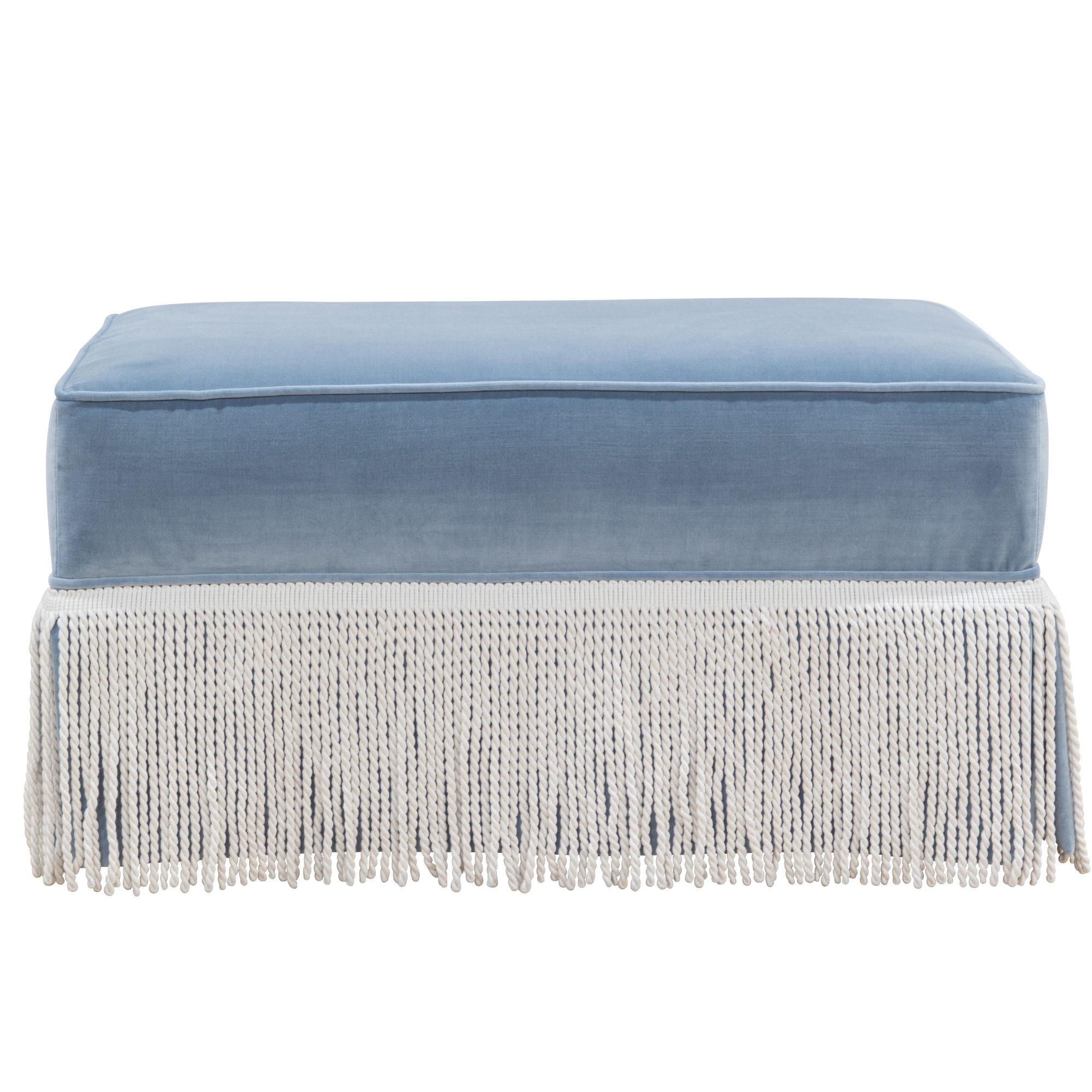 Quinn Ottoman - Bullion Fringe