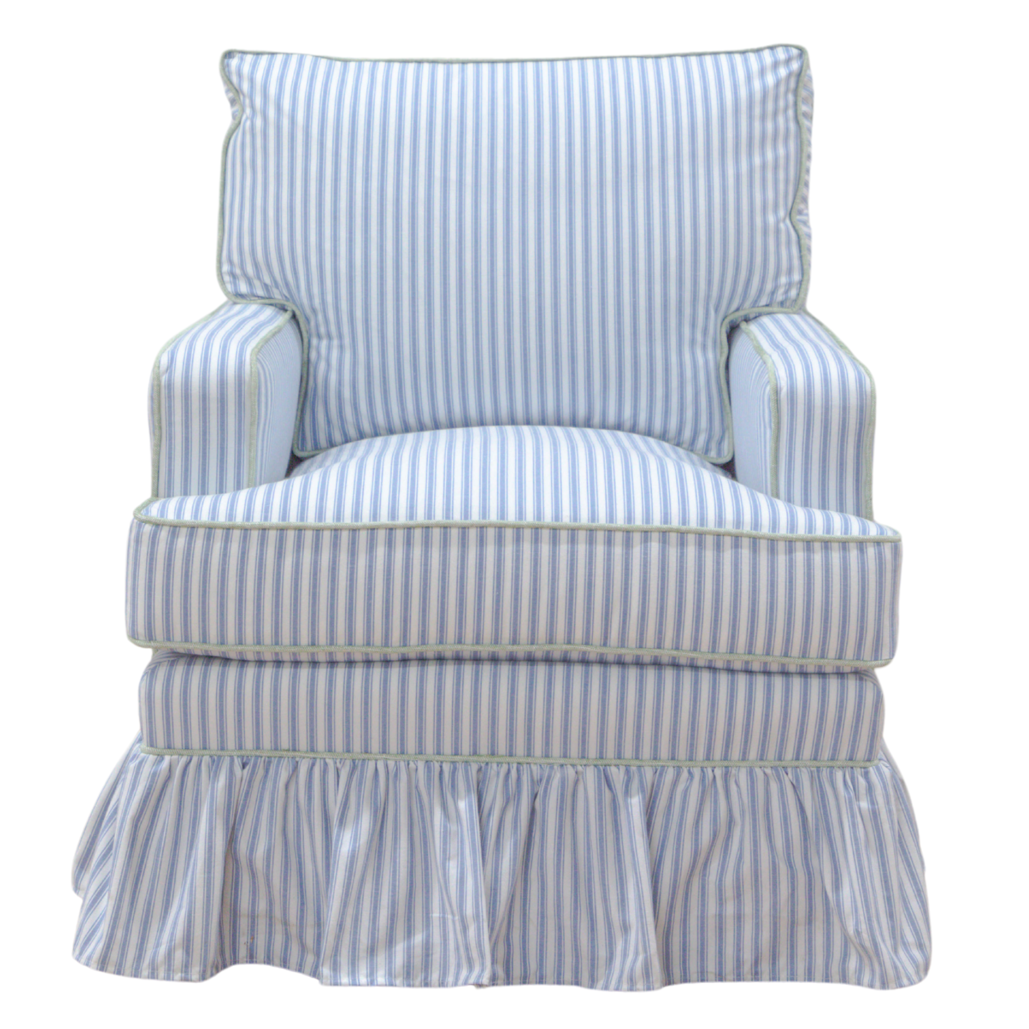 Westbury Ruffle Swivel Glider