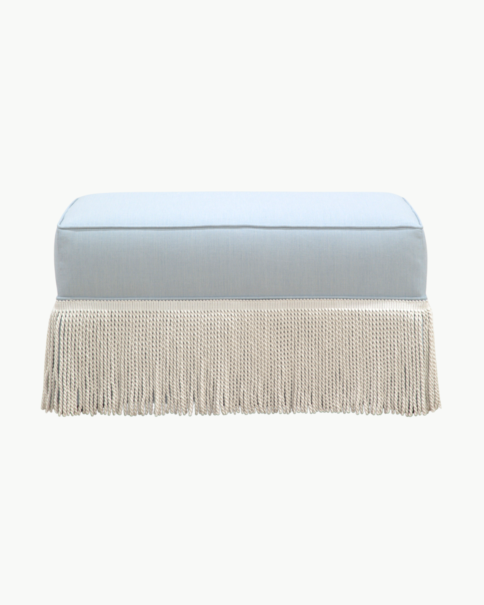 Quinn Ottoman - Bullion Fringe