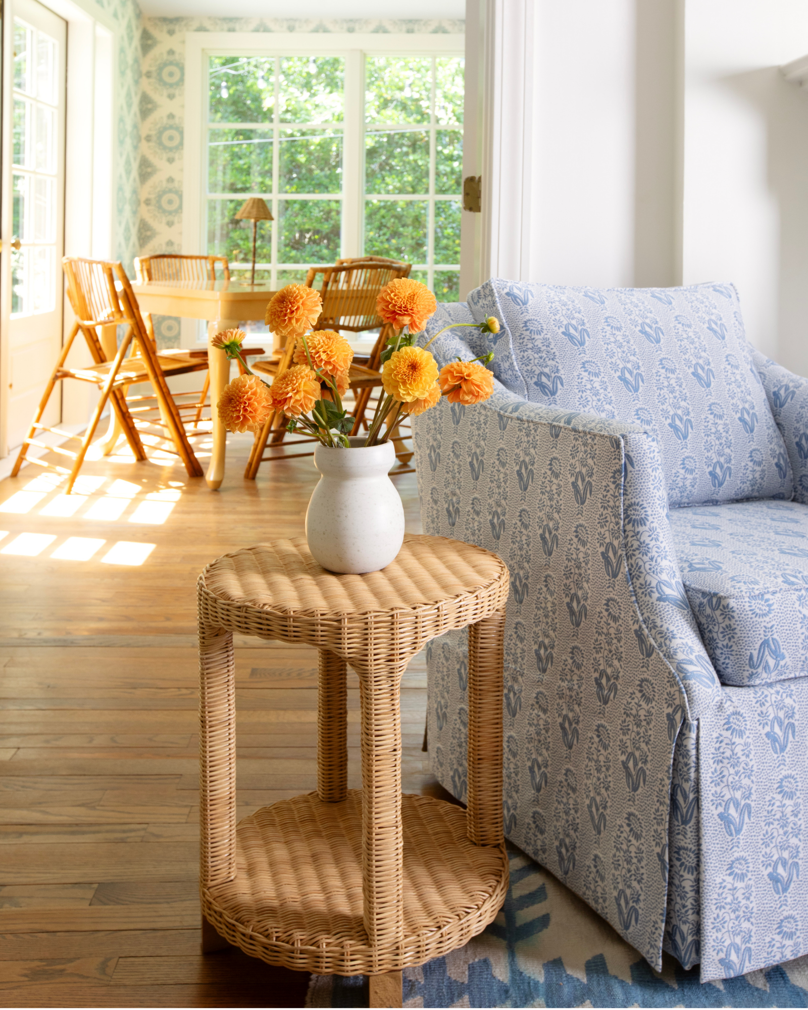 Arles Wicker Accent Table - Small