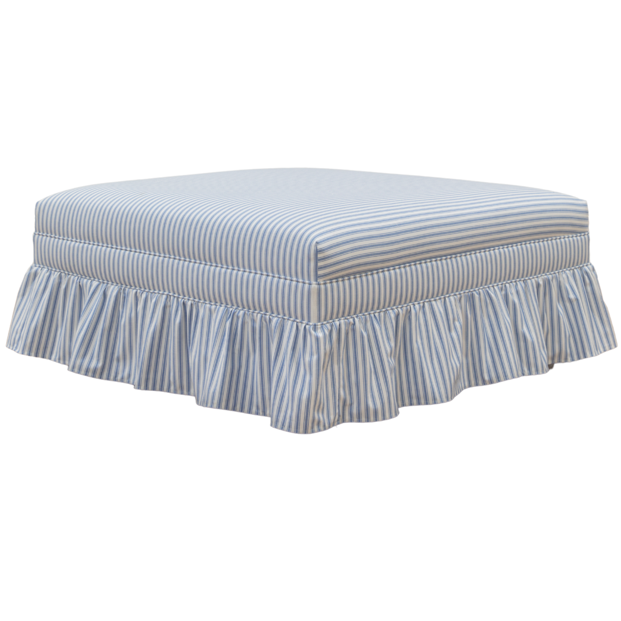 Nancy Ruffle Ottoman