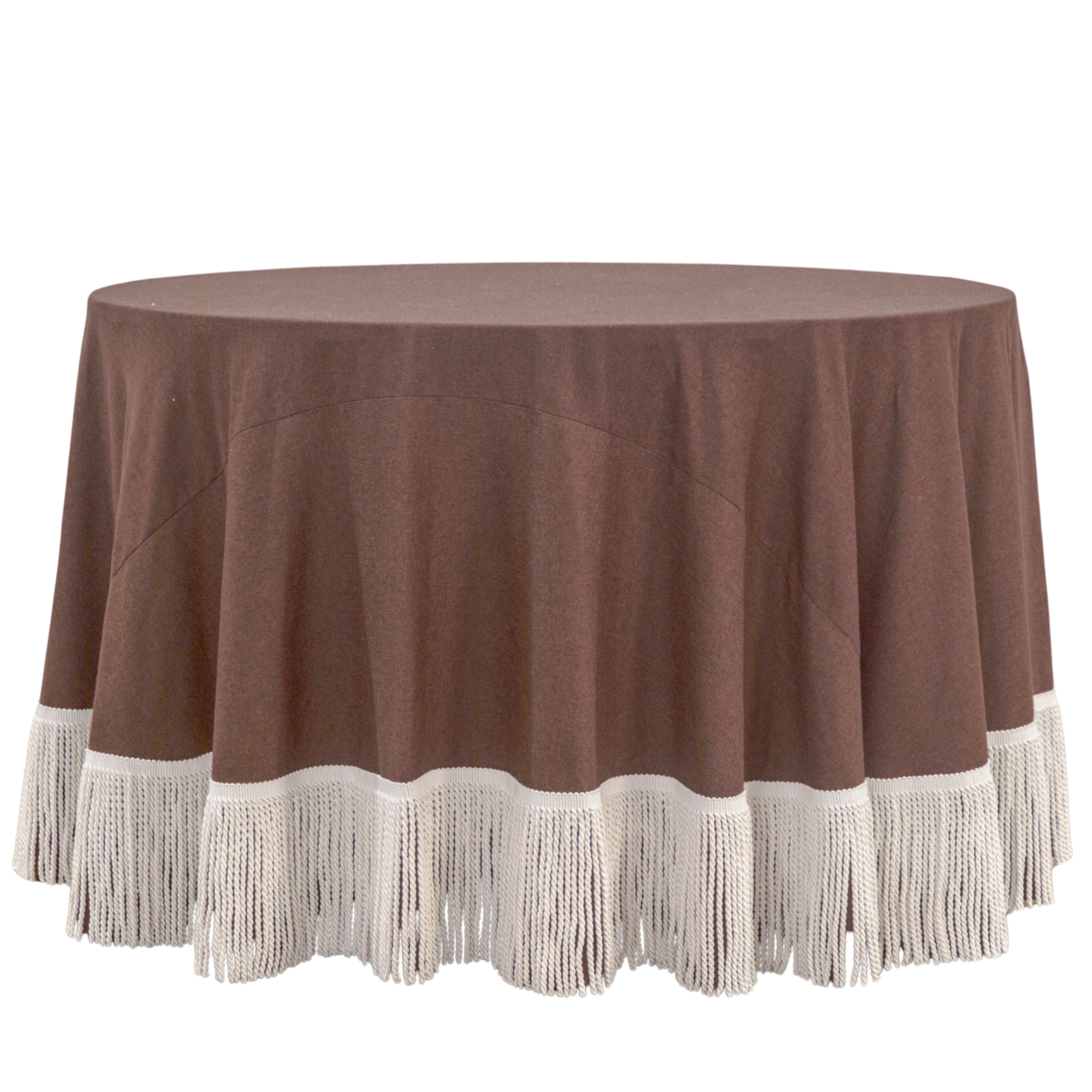 Custom 60" Bullion Fringe Table Skirt