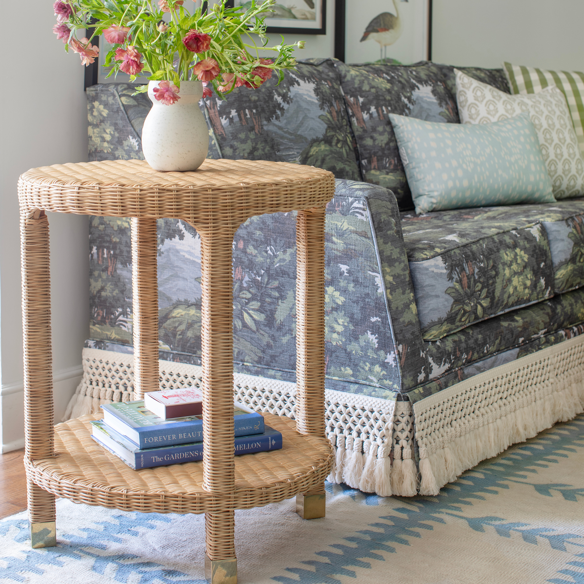 Arles Wicker Accent Table - Large