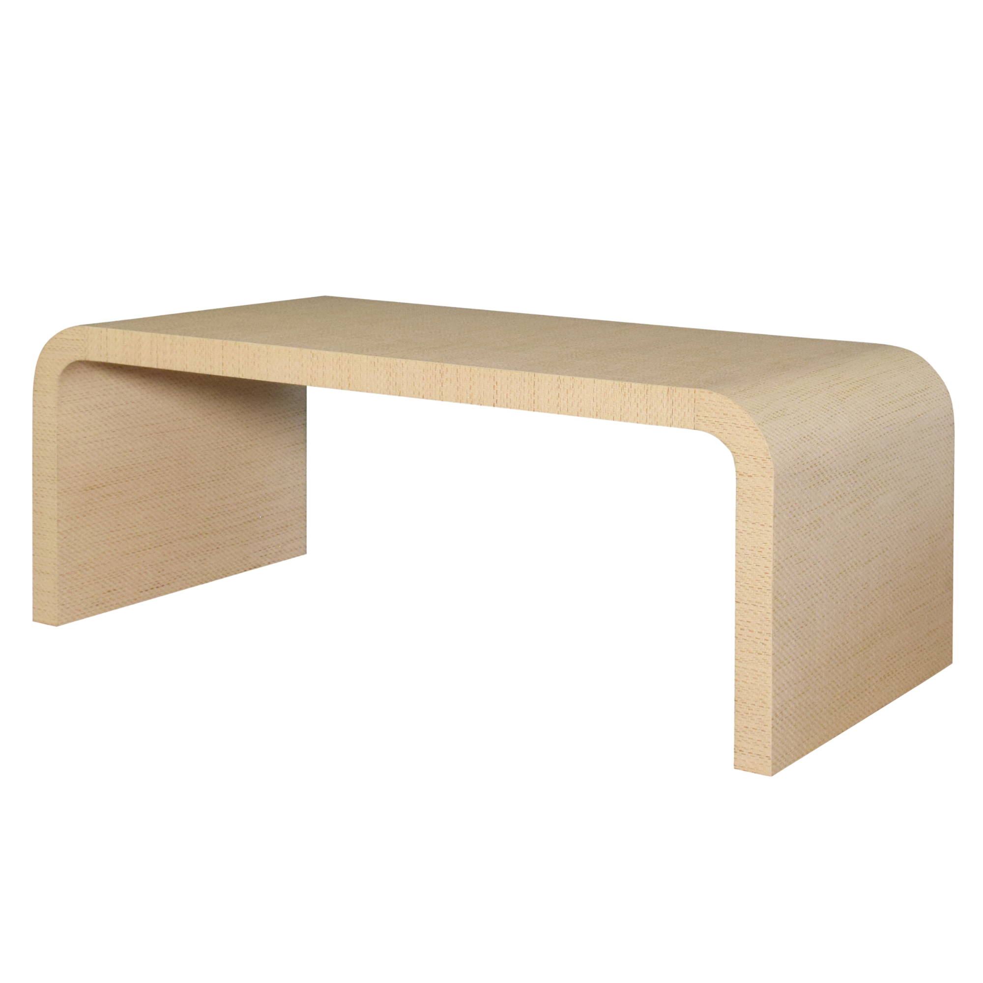 Piper Grasscloth Coffee Table