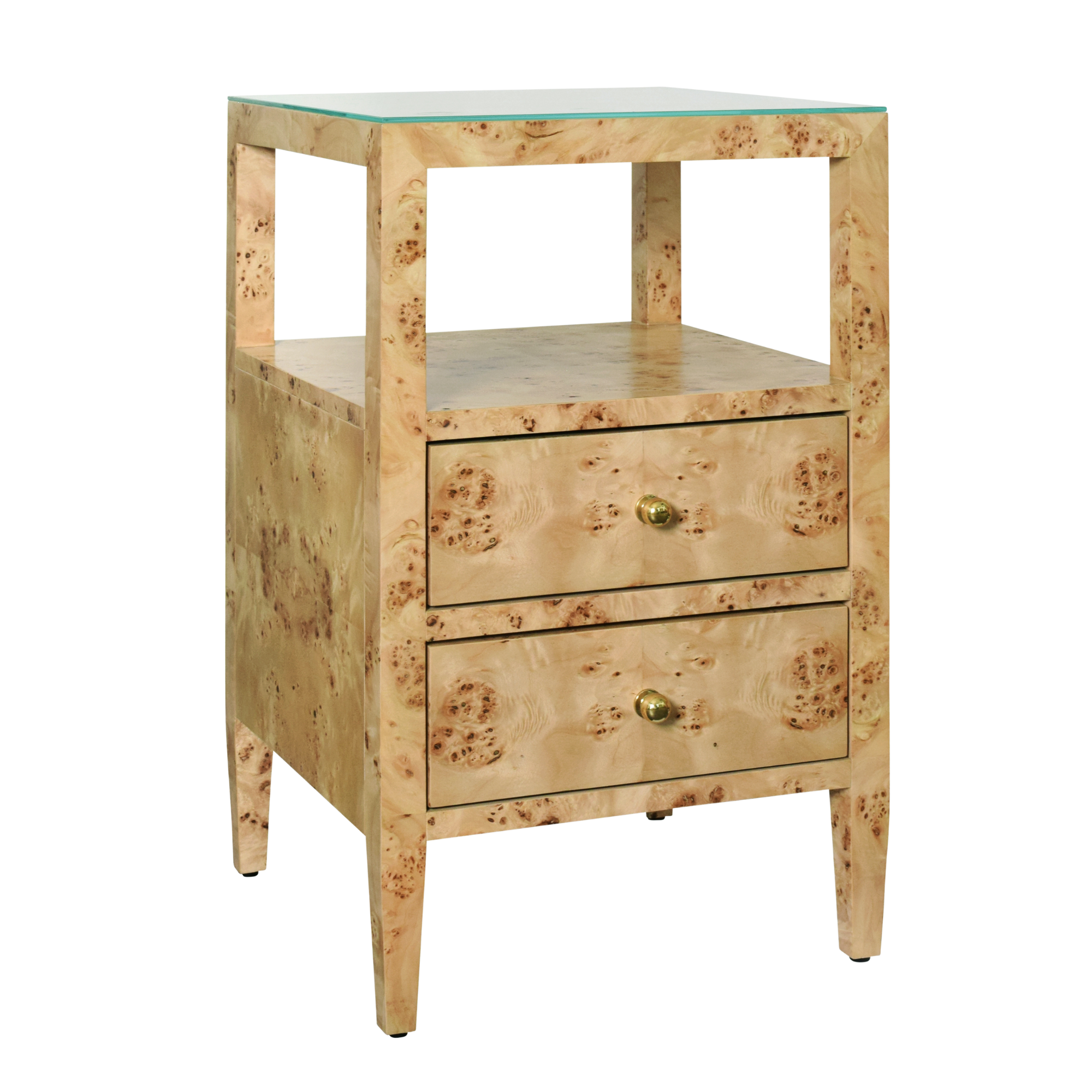 Cape Burlwood Side Table