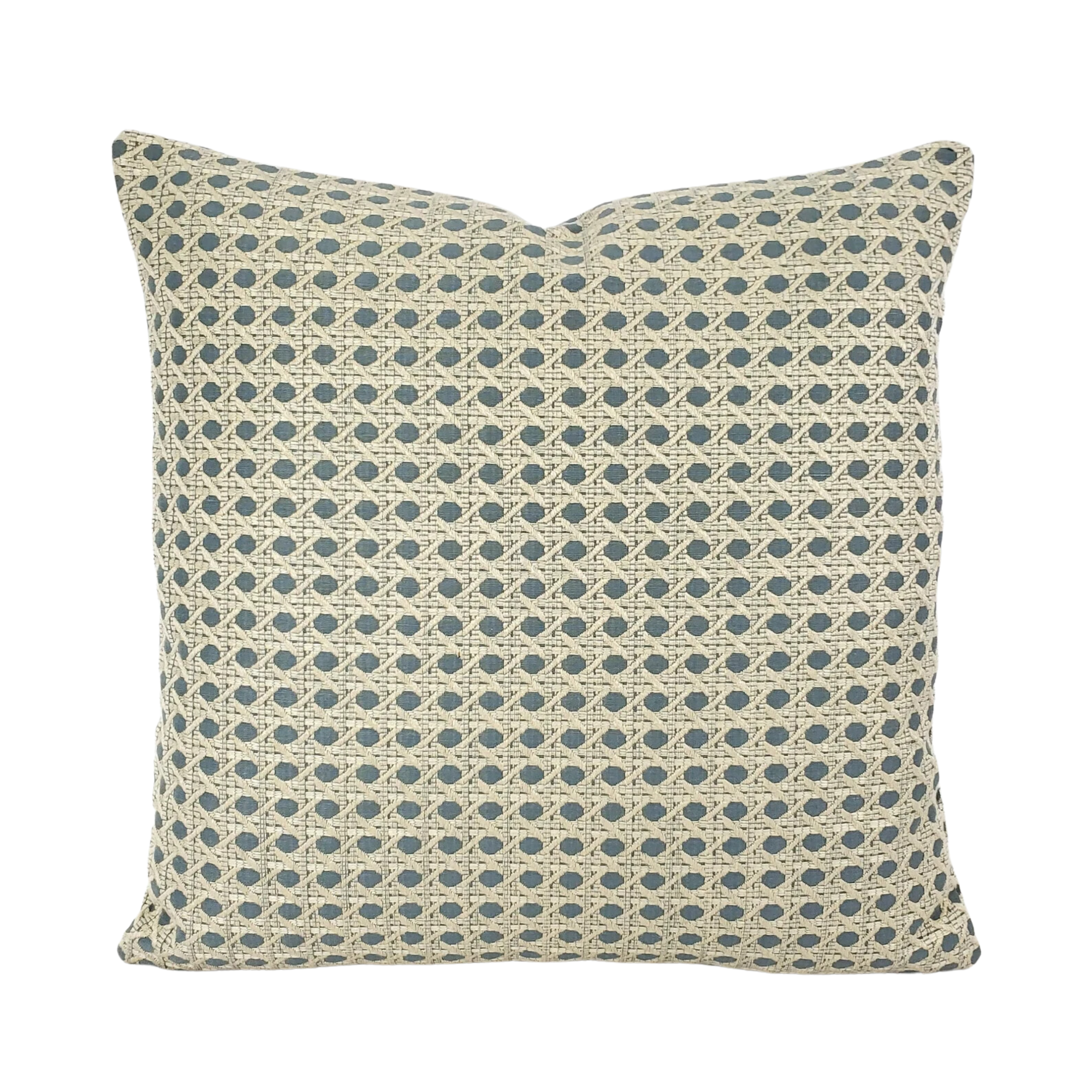 Monterey Woven Texture in Baltic Pillow Cover
