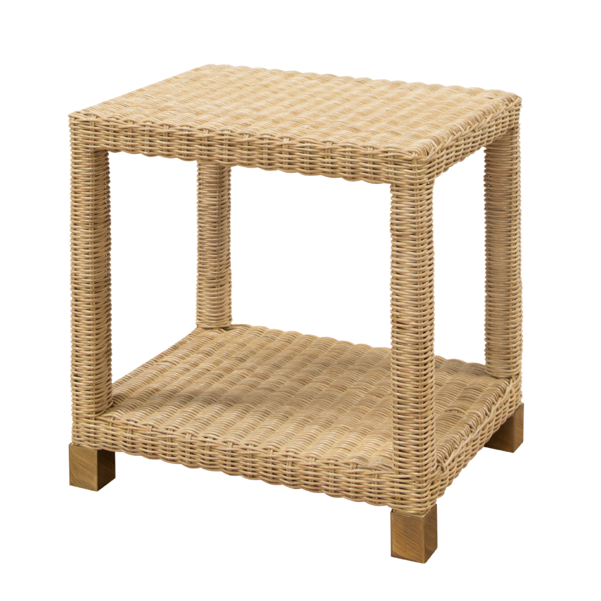 Newport Wicker Accent Table