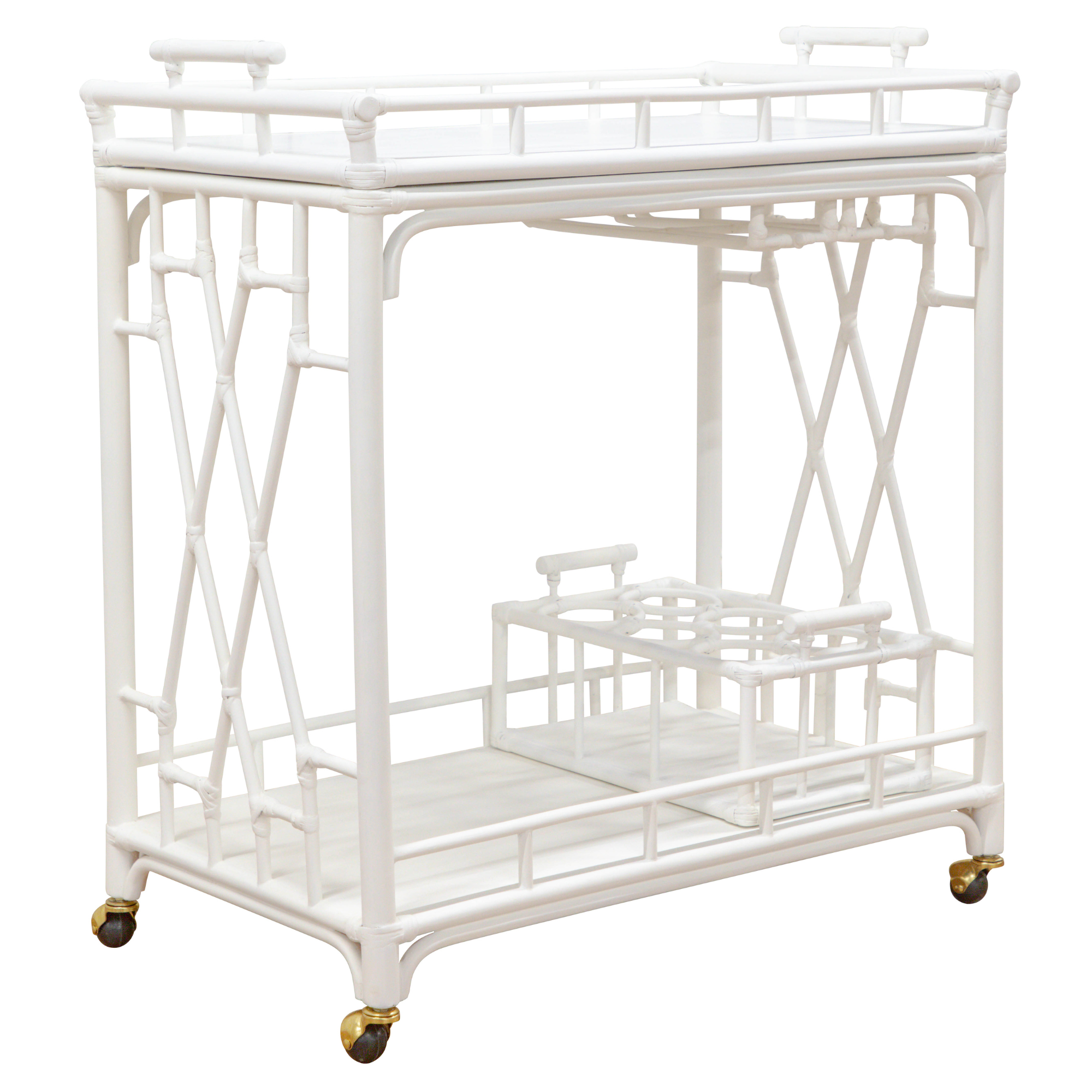 Worth Rattan Bar Cart