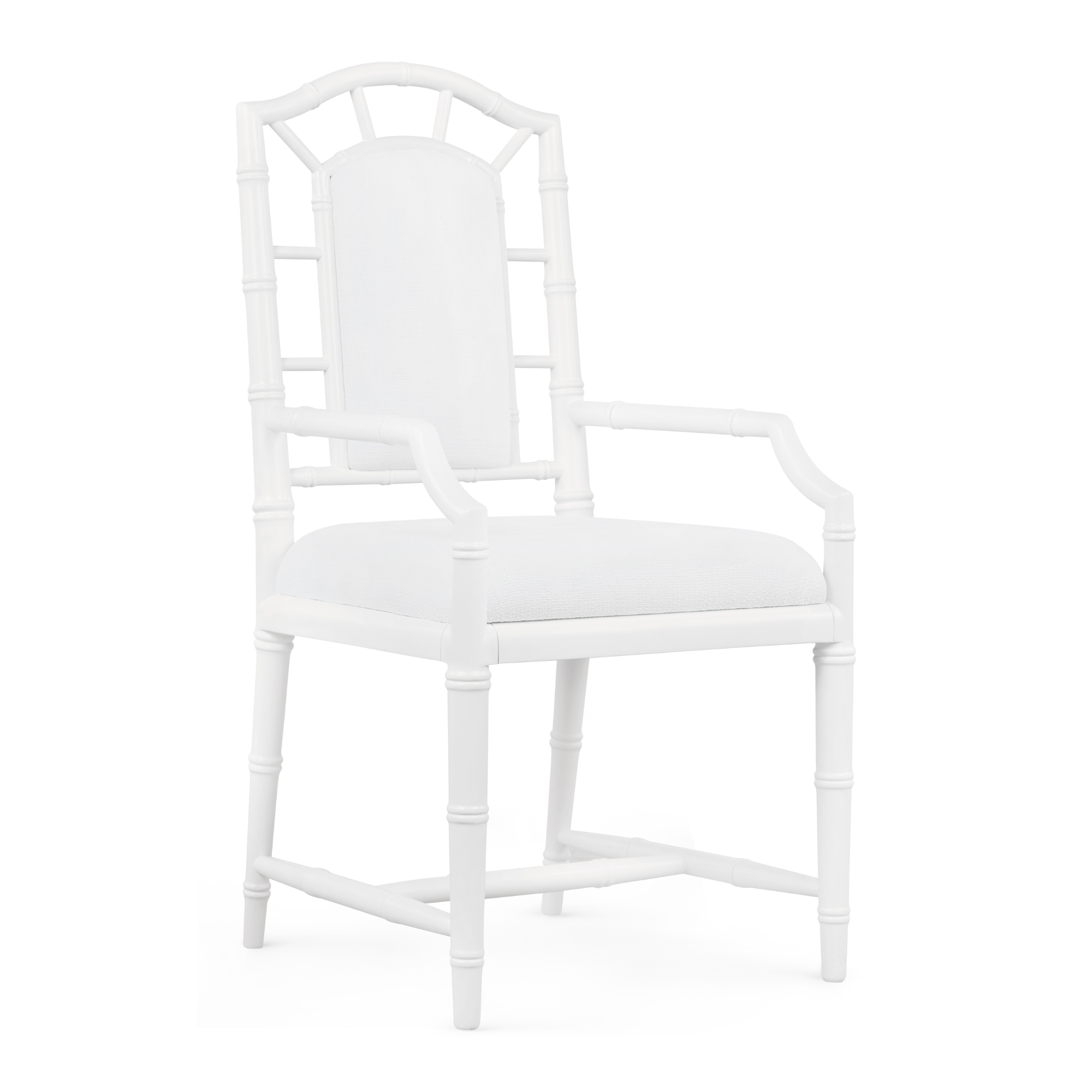 Delia White Armchair