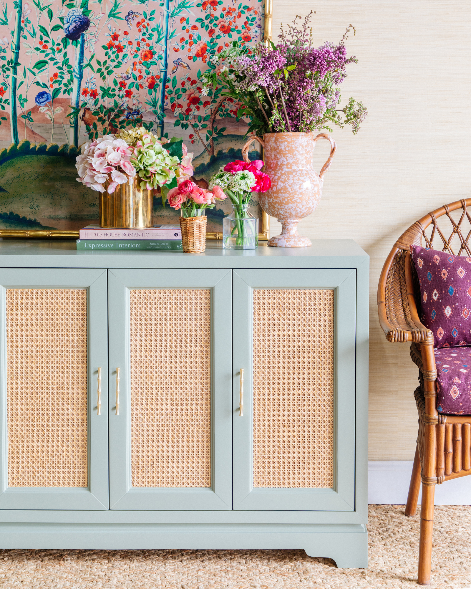 Dunmore Cane Credenza