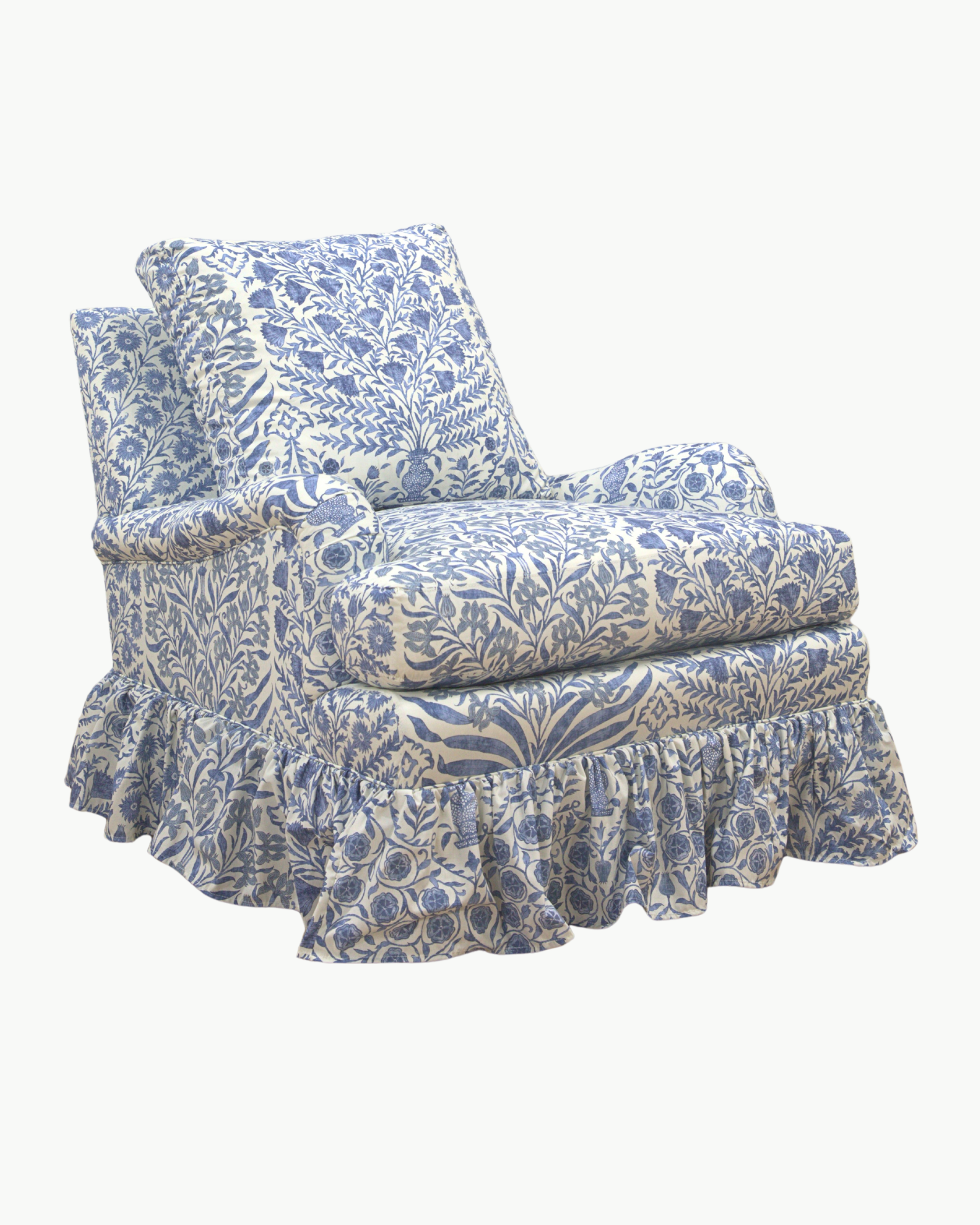 Sameera in Blue/Indigo - Fabric by the Yard