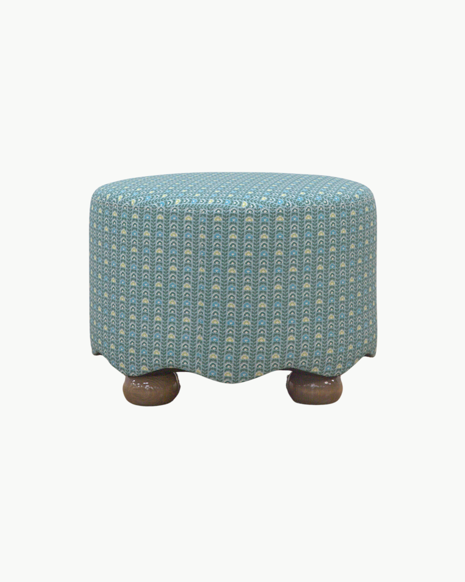 Gigi Wavy Stool - Round