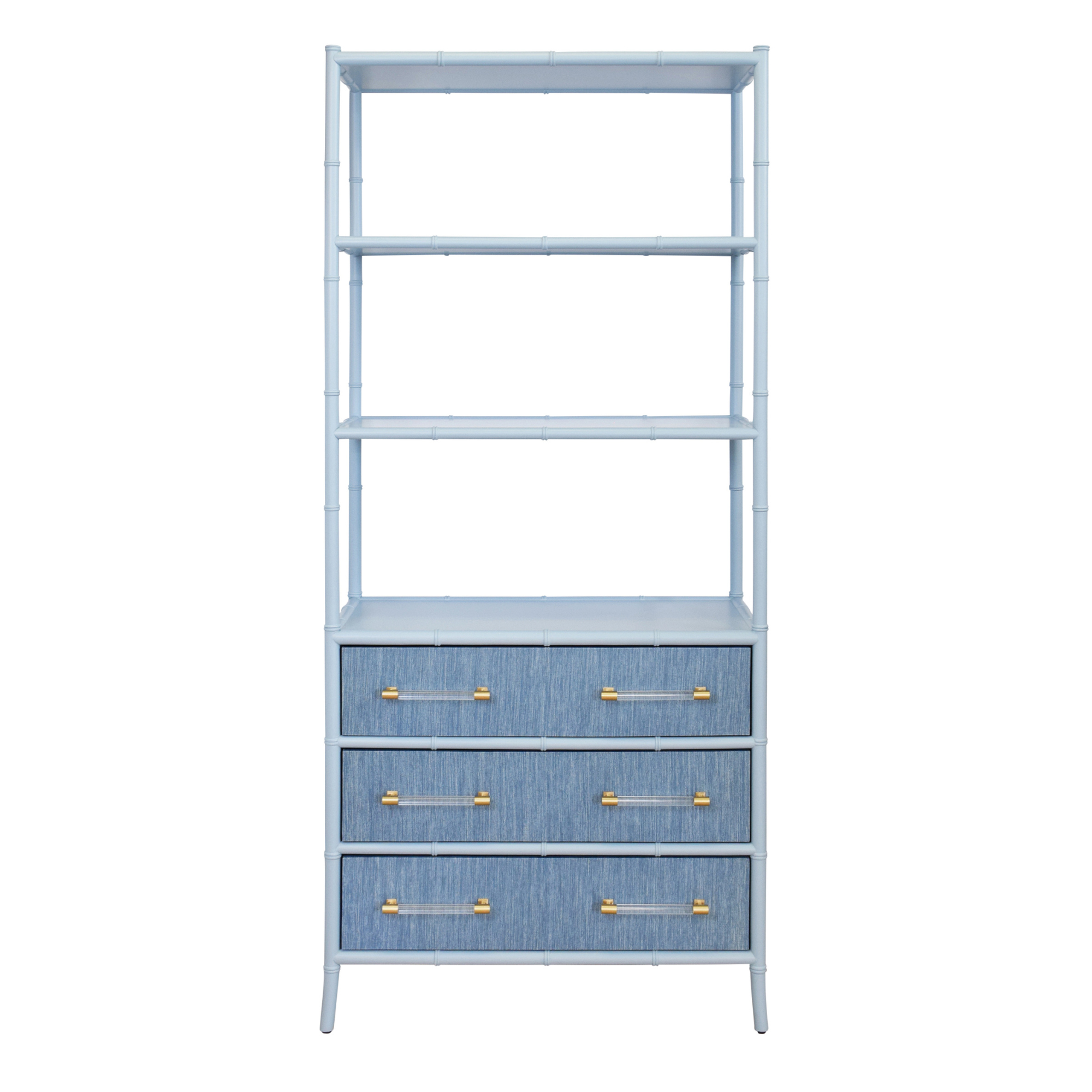 Cielo Grasscloth Etagere
