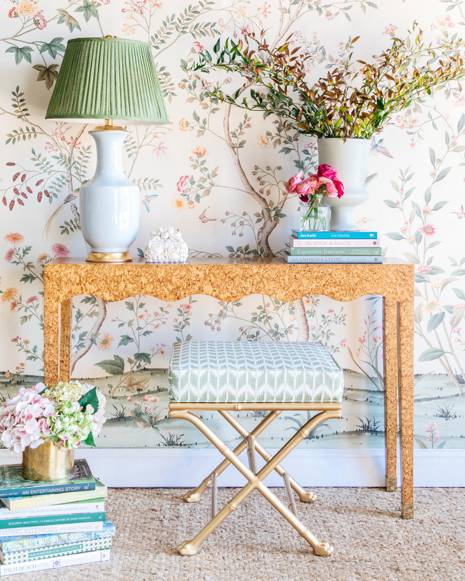 Wavy Burloise Console