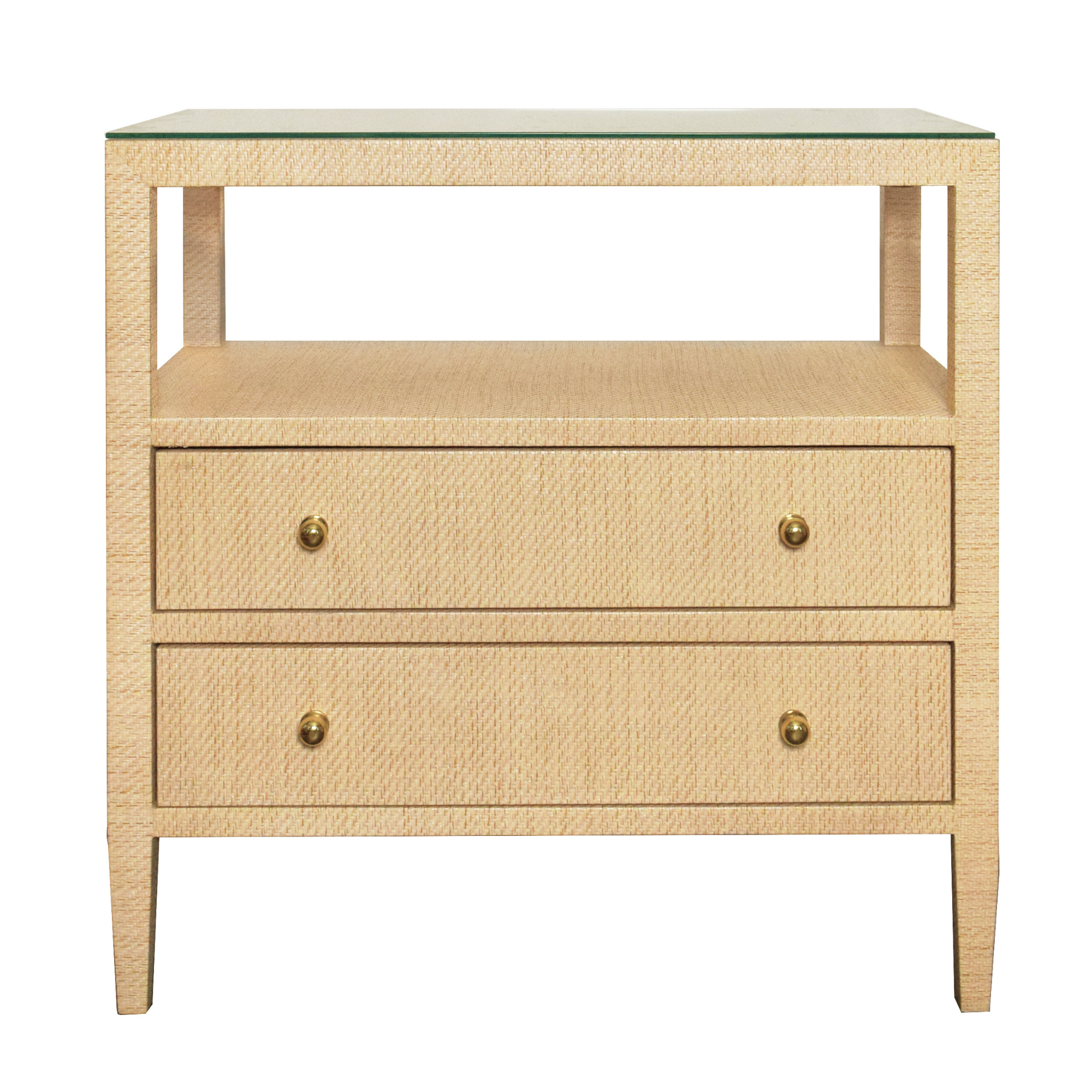 Cape Grasscloth Side Table - Large