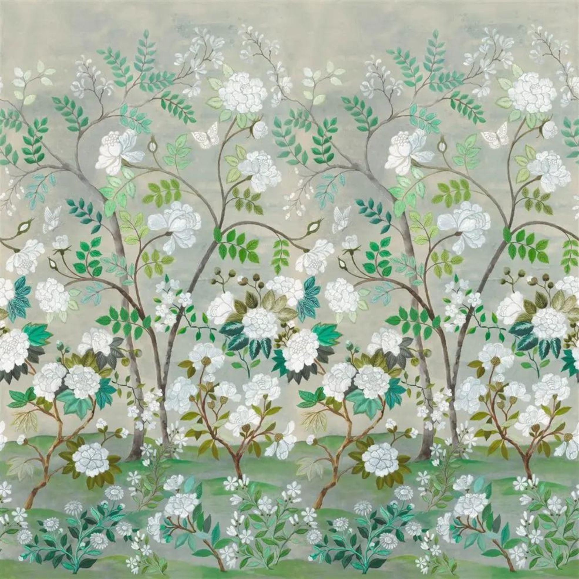 Fleur Oriental Wallpaper