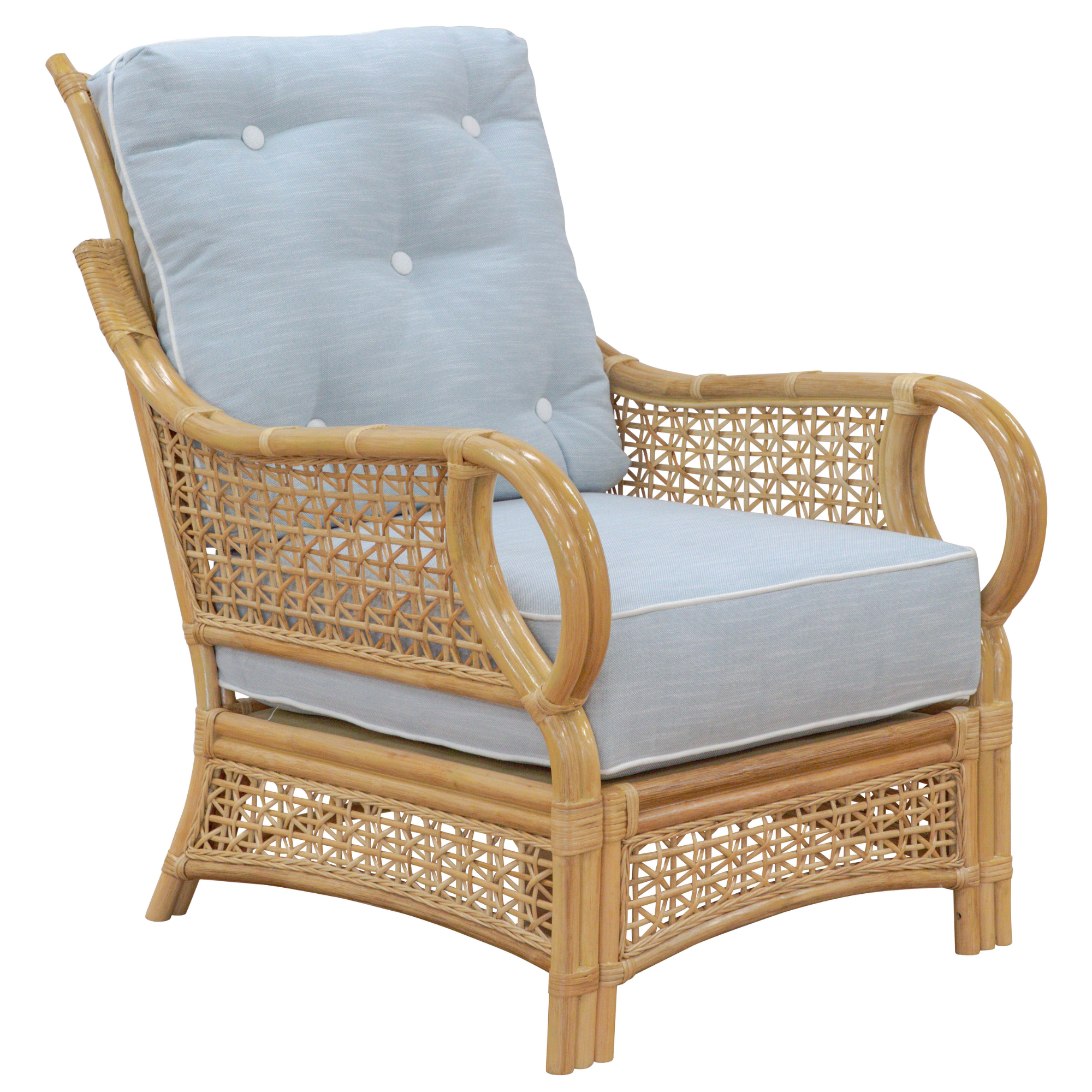 Nantucket Rattan Lounge Chair