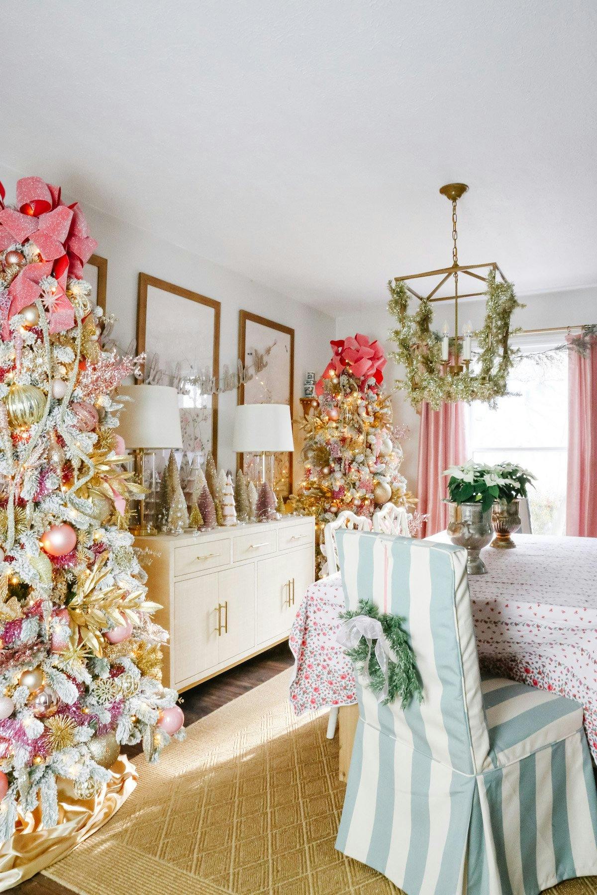 Holiday Home Tour: A Fa-La-La Flocked Christmas With Laura Solensky