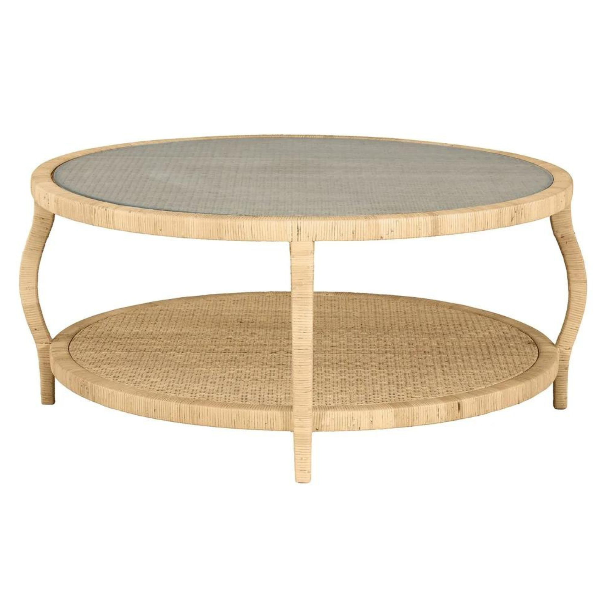 Lowndes Rattan Coffee Table