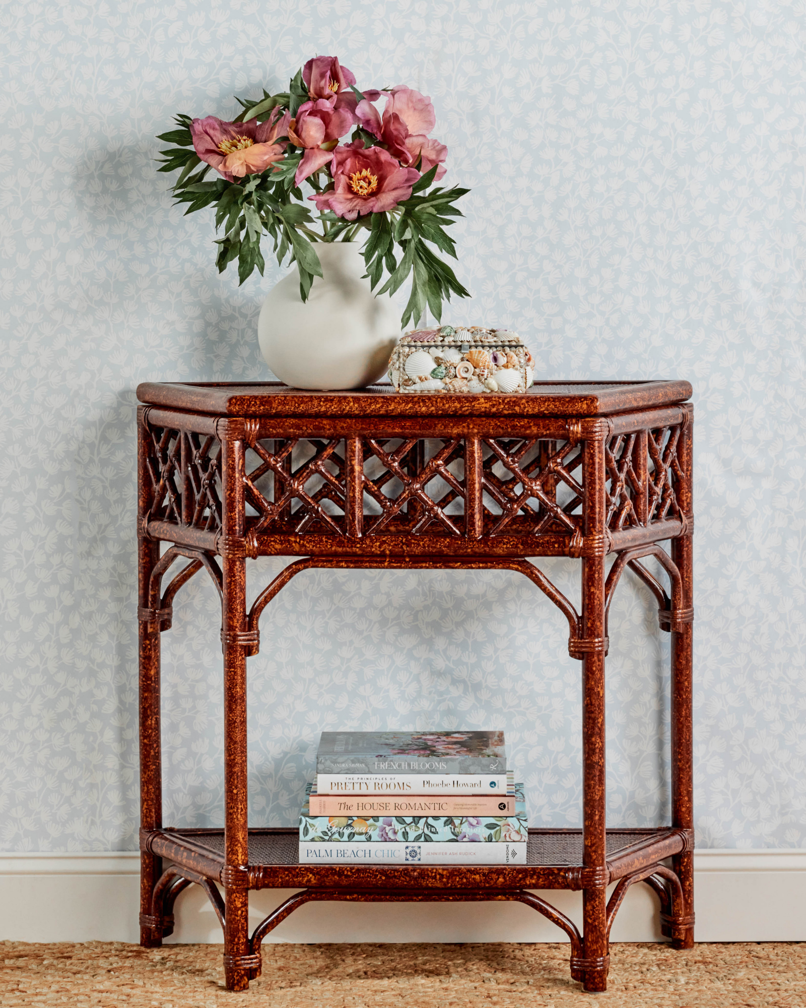 Tortoise Demilune Table