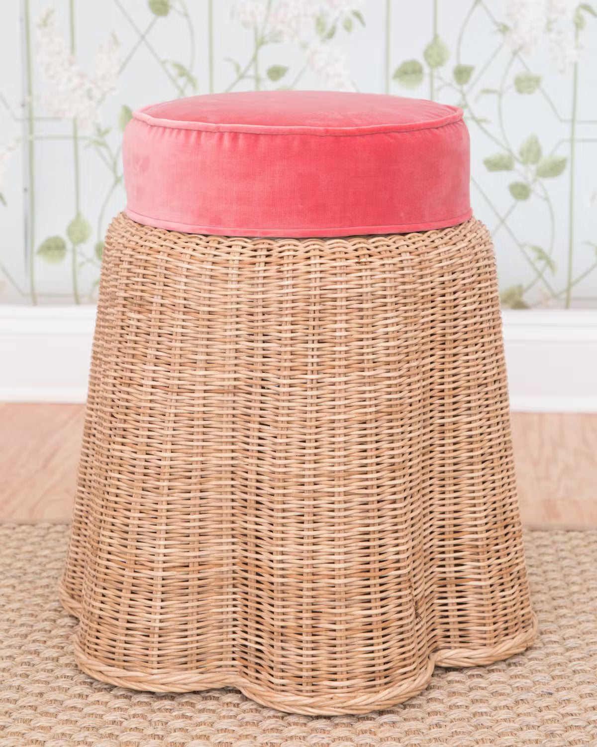Birdie Wicker Stool