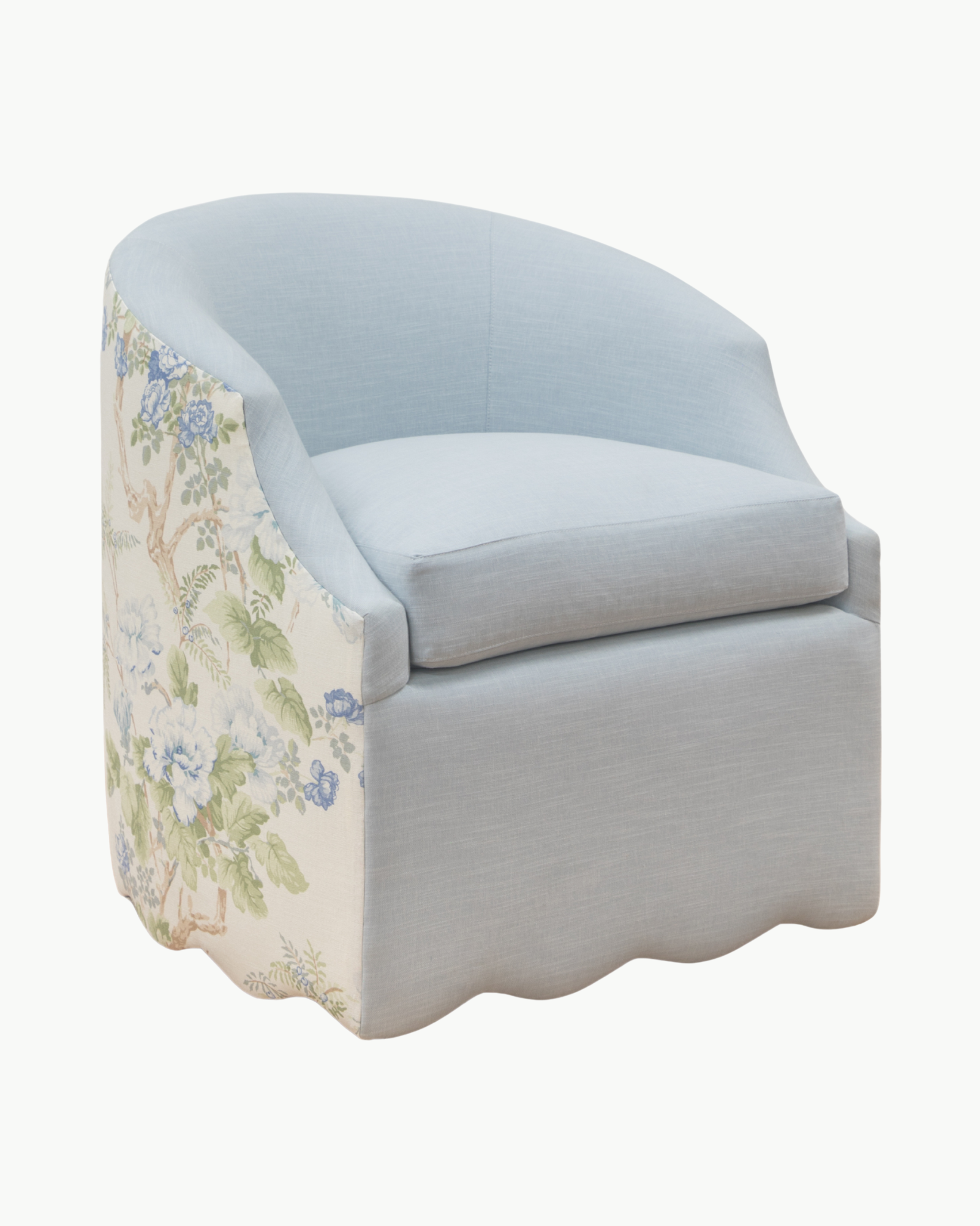 Two-Tone Gigi Wavy Swivel - Chinese Peony