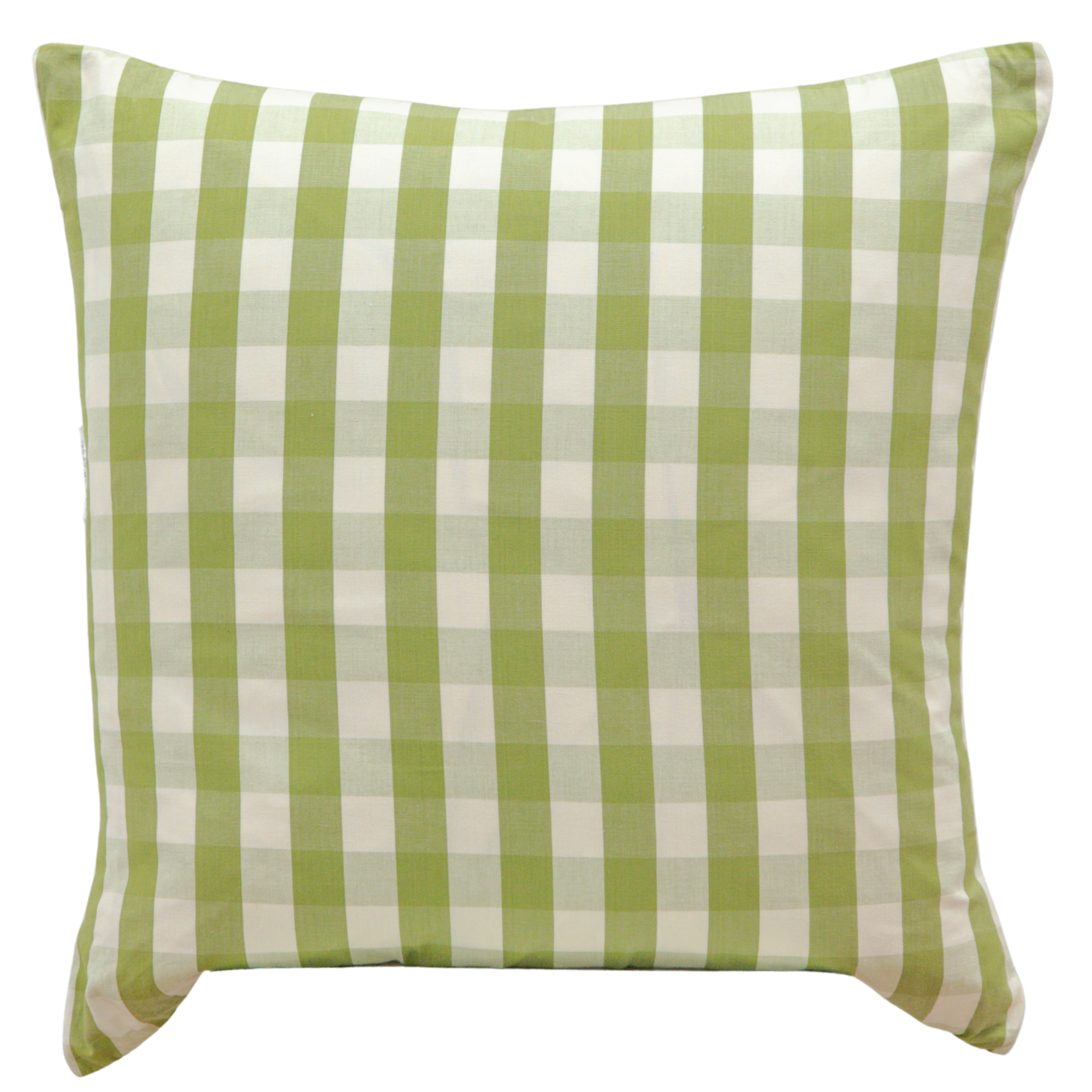 22" x 22" Carsten Check Leaf Pillow