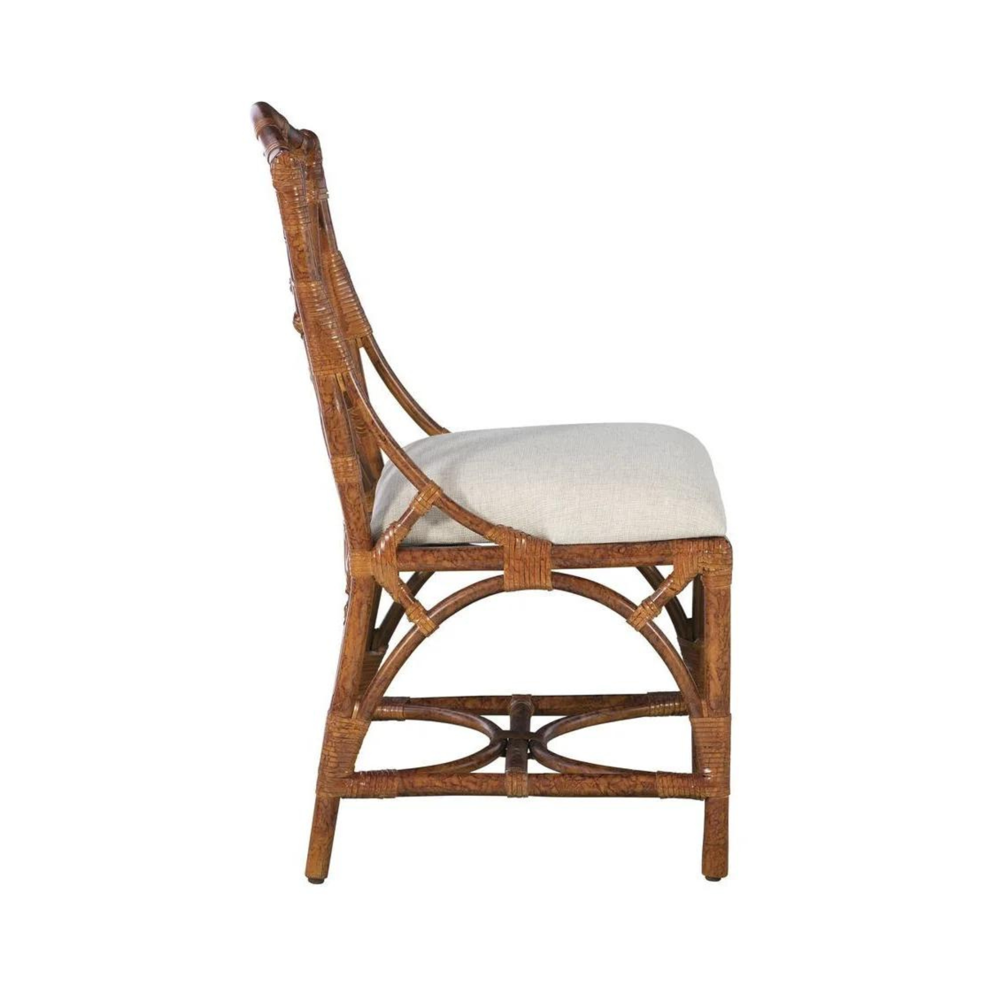 Tortoise Johnsie Side Chair in Canvas