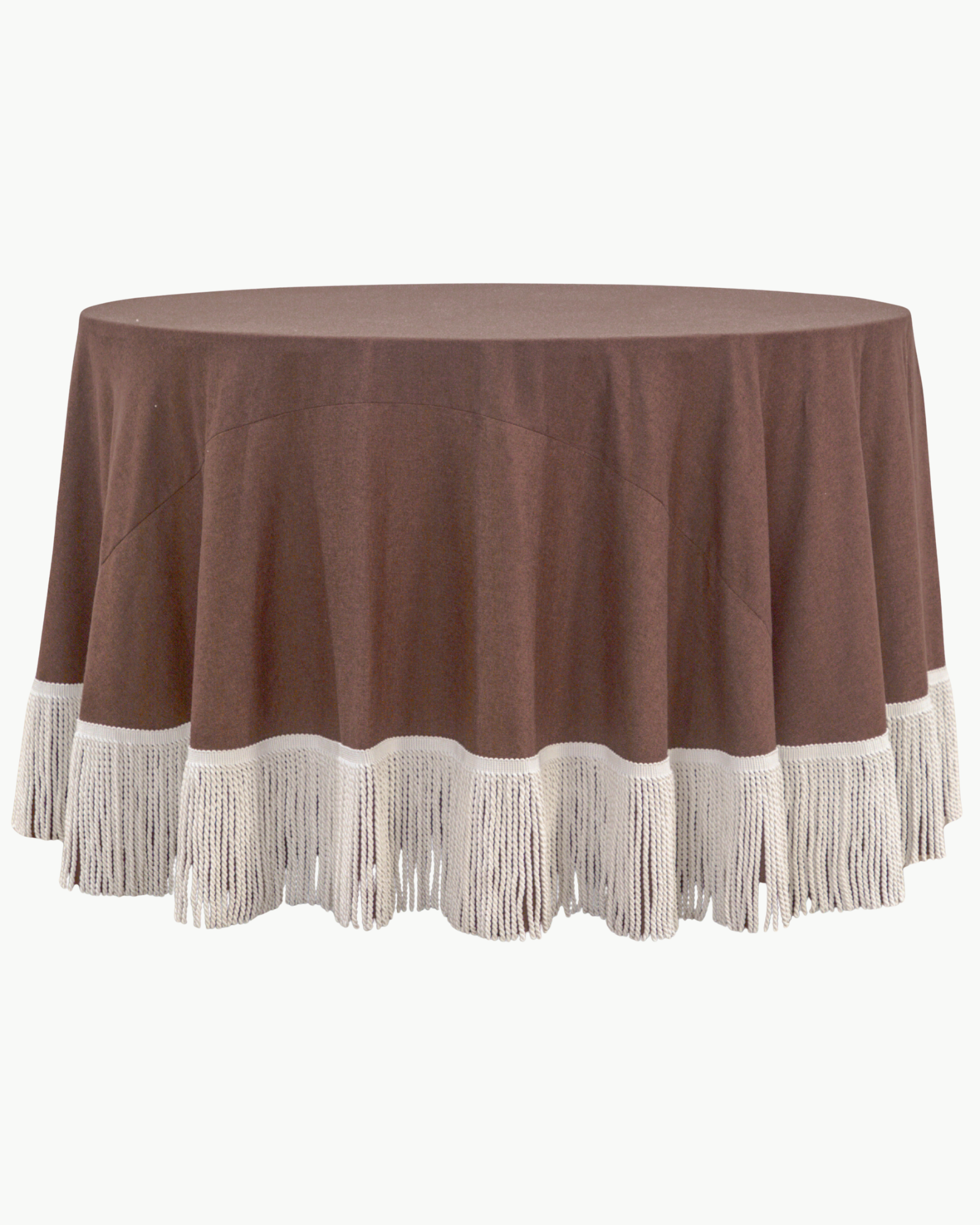 Custom 60" Bullion Fringe Table Skirt