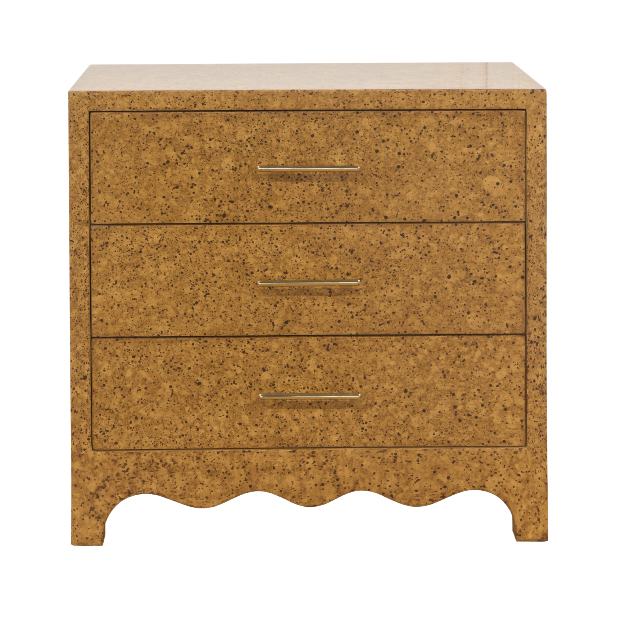 Wavy Burloise Nightstand