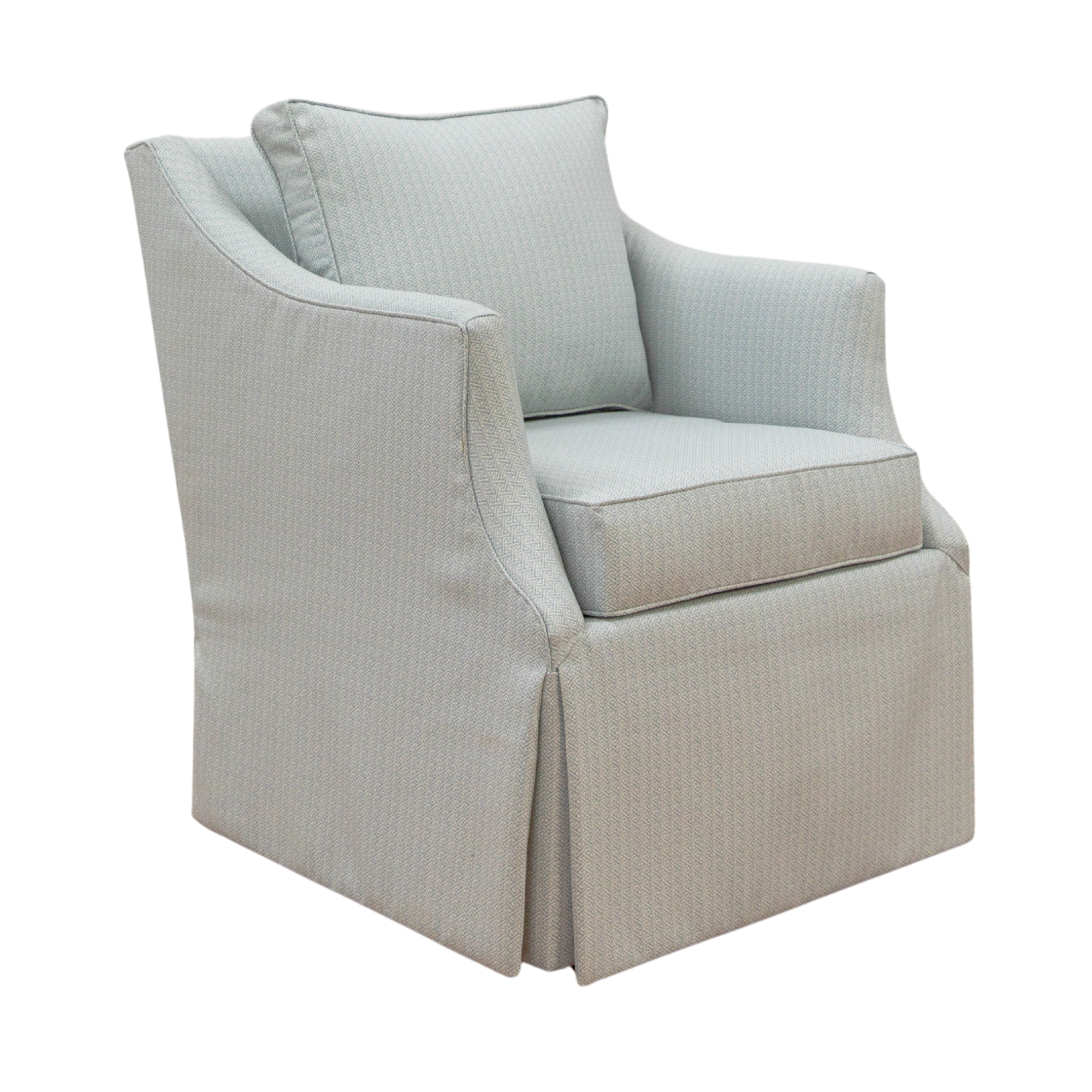 Performance Greek Key Light Blue