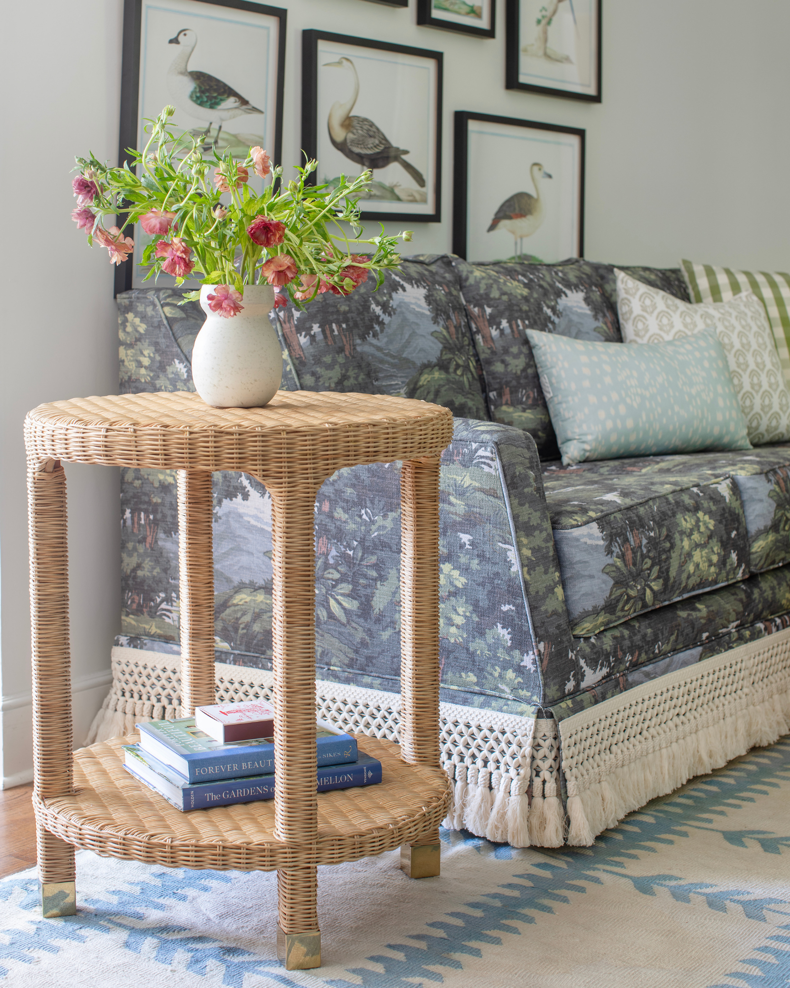 Arles Wicker Accent Table - Large