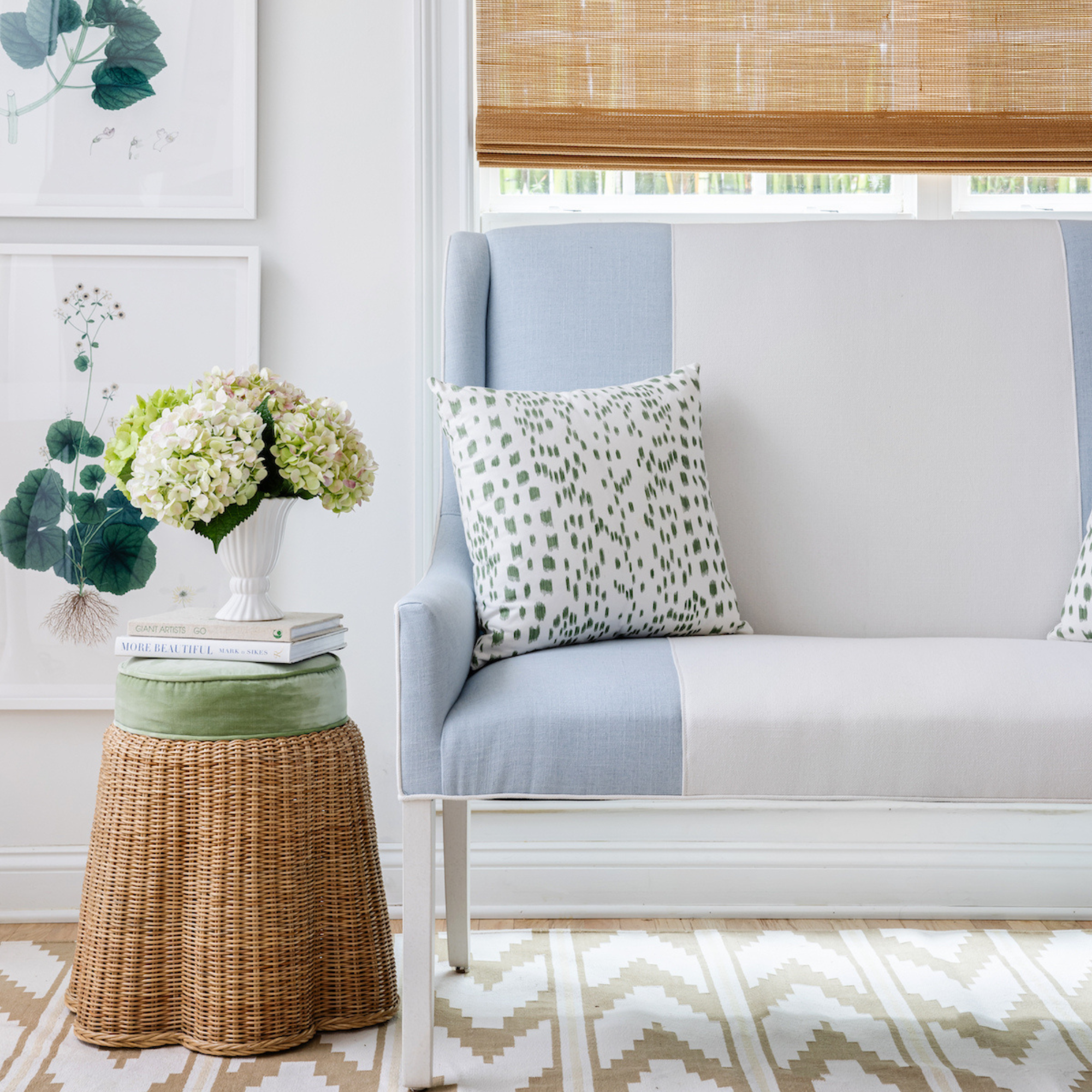 Signature Hunter Green Les Touches Pillow Cover