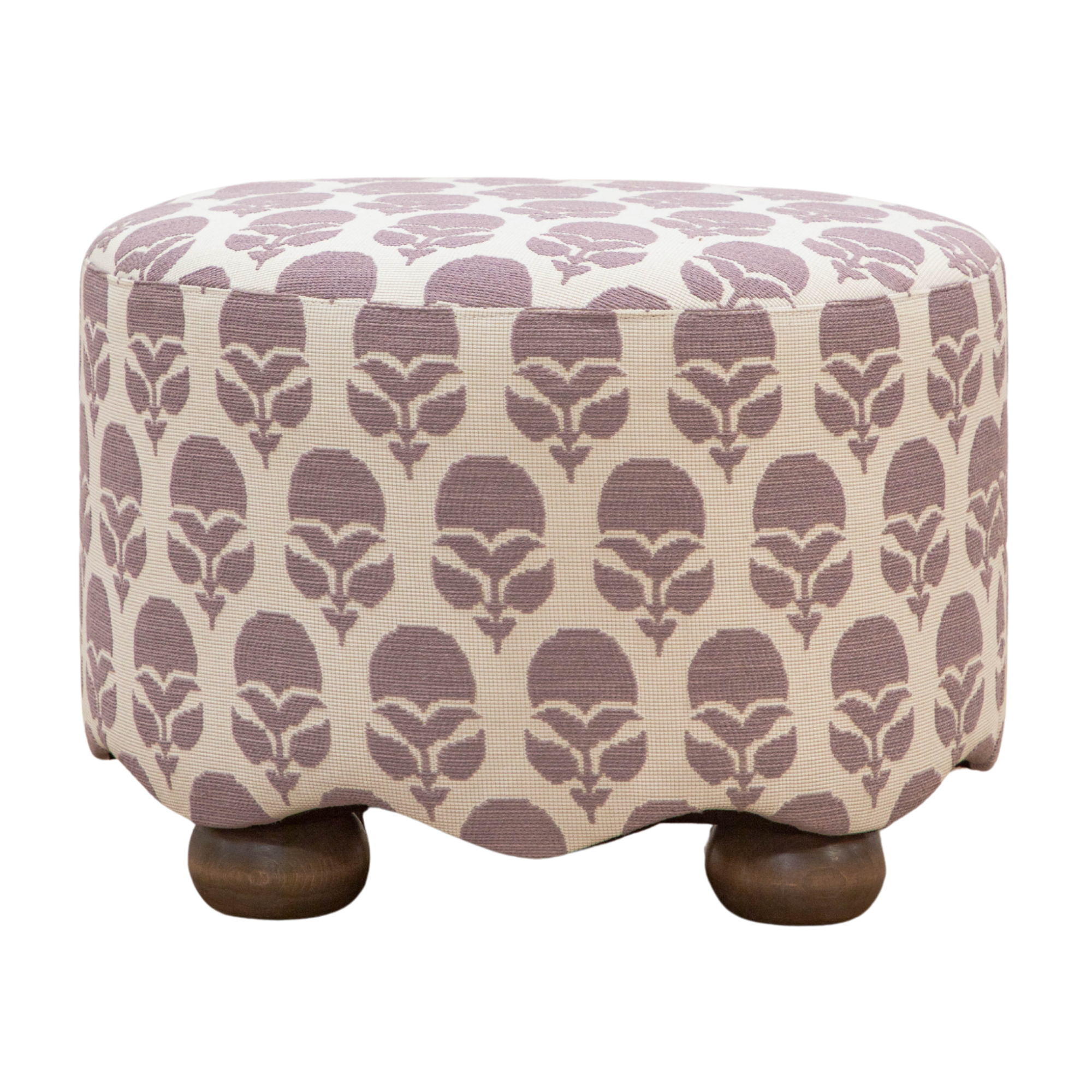 Gigi Wavy Stool - Round