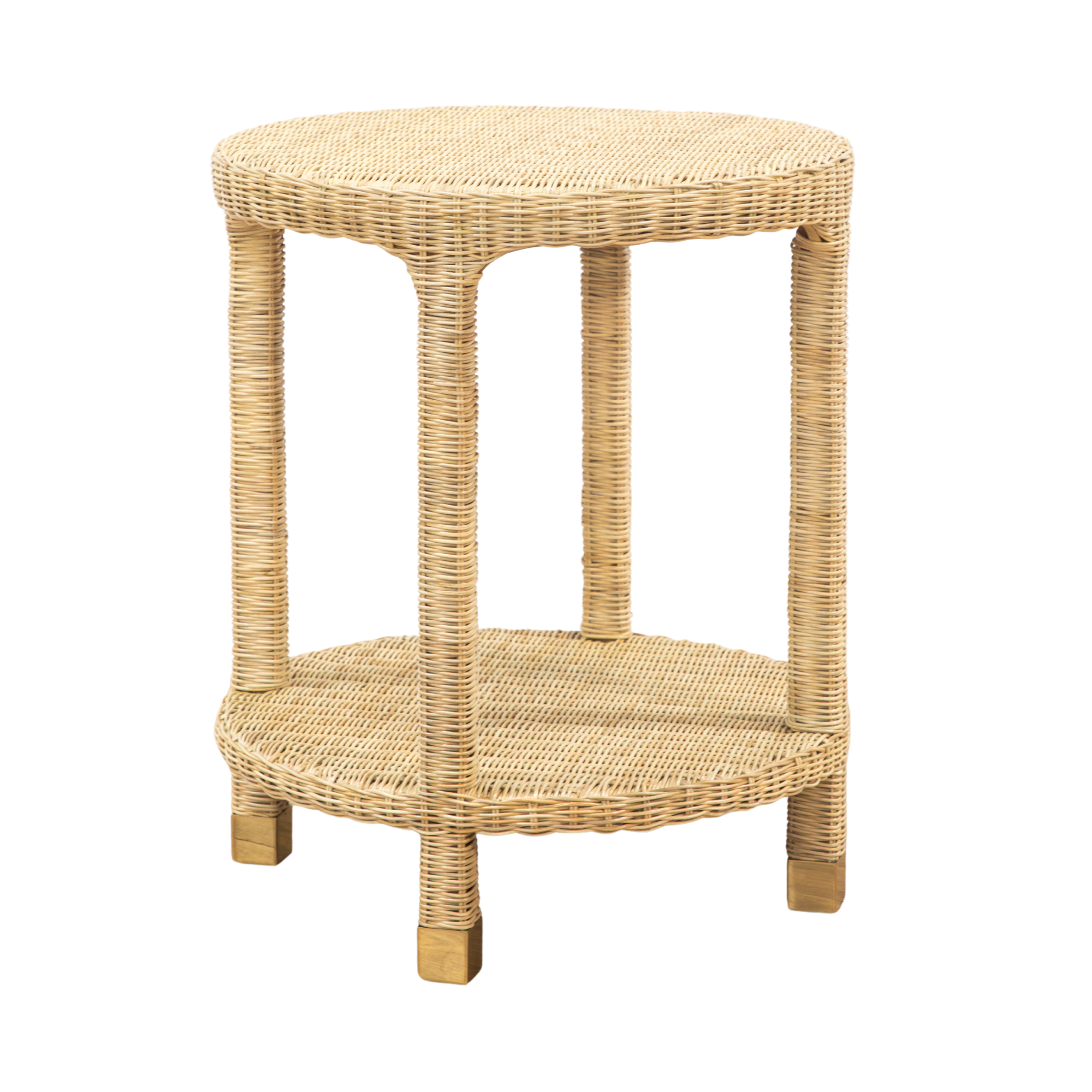 Arles Wicker Accent Table - Large