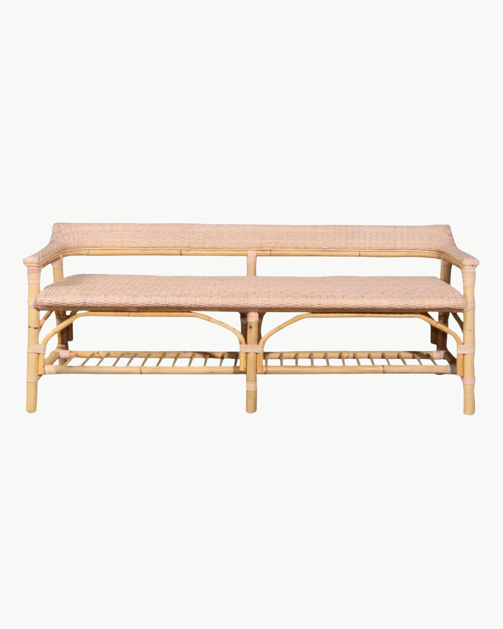 Amalfi Bench in Blush